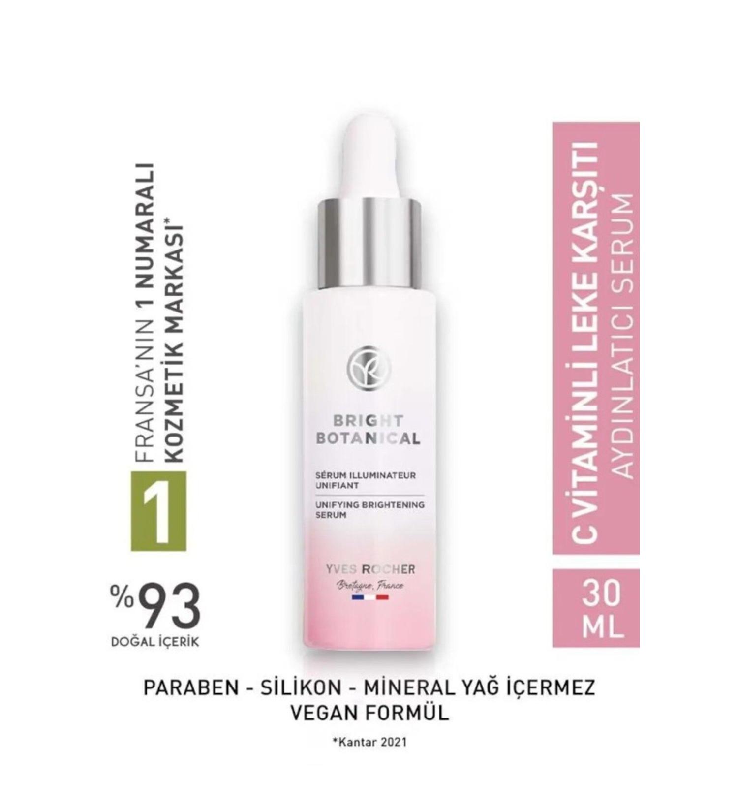 Yves Rocher Skin Serum - Anti-Stain and Anti-Wrinkle Herbal Complex Care / Bright Botanical - Buy Online on GoSupps.com