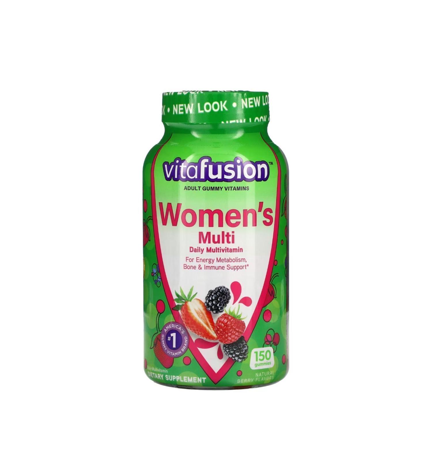 Life Vitafusion Womens Multivitamin Gummies Berry Flavored Daily 150 gummies
