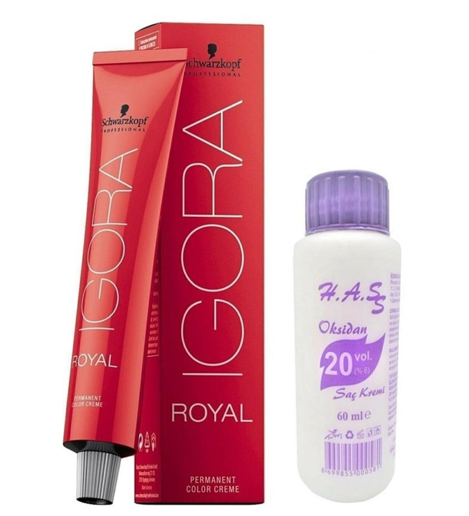 Igora Igora Royal Hair Dye 7-1 Blonde Sandre 60 Ml + Mini Oxidant 20 Volum