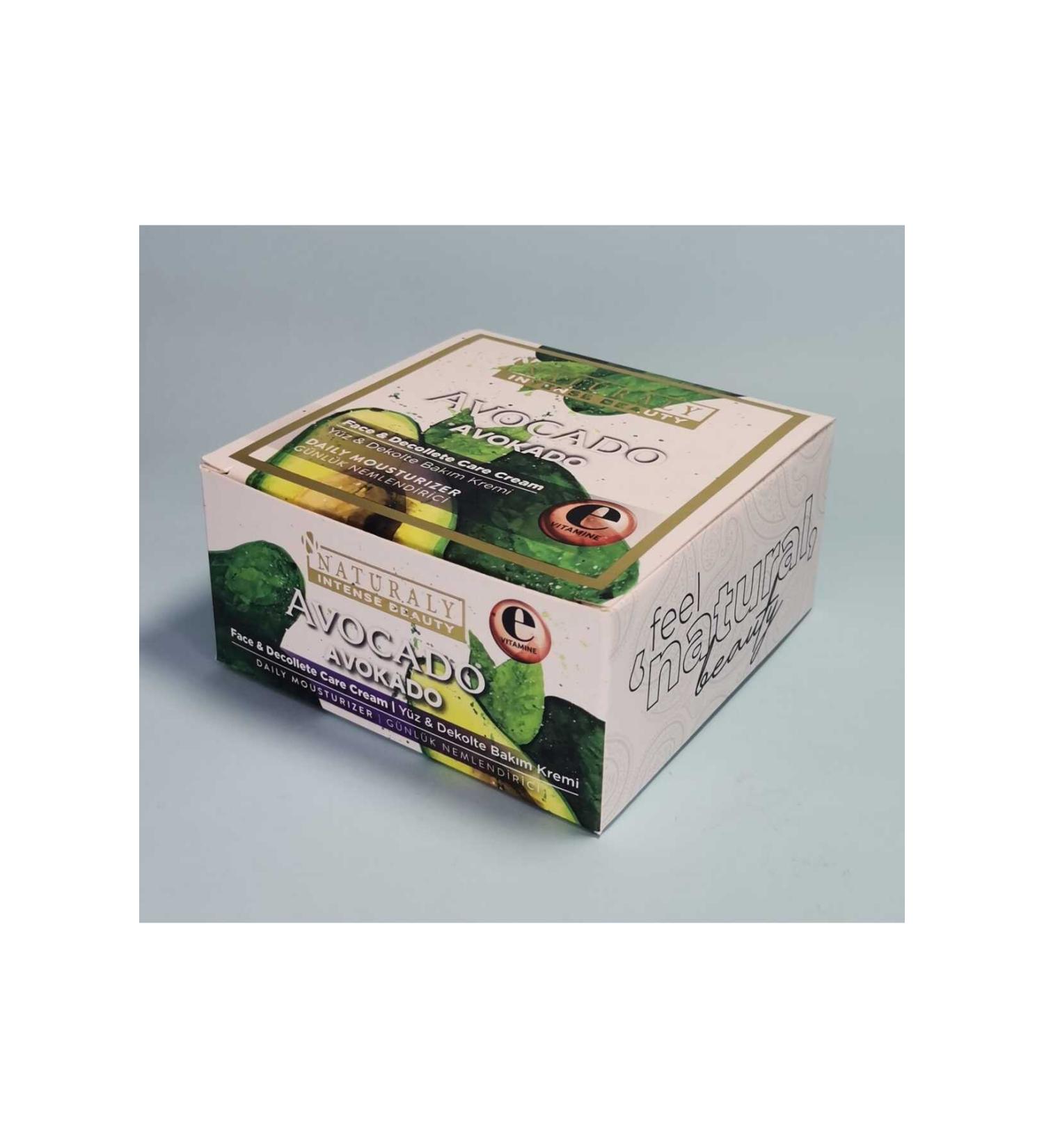 naturaly AVOCADO FACE AND DECOLLETE CREAM 200ML WITH VITAMIN E