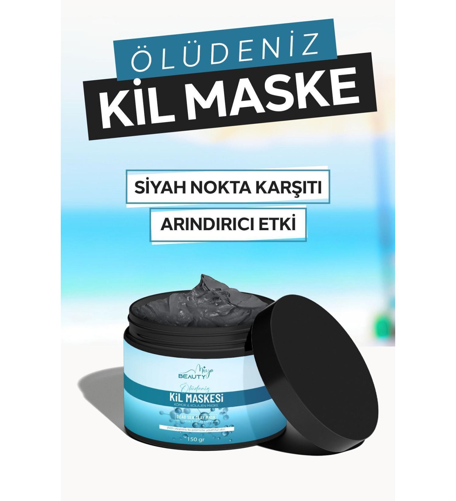 Miya Beauty Collagen Pore Tightening Brightening Stain Remover Acne Blackhead Remover Clay Mask 150gr - Buy Online on GoSupps.com