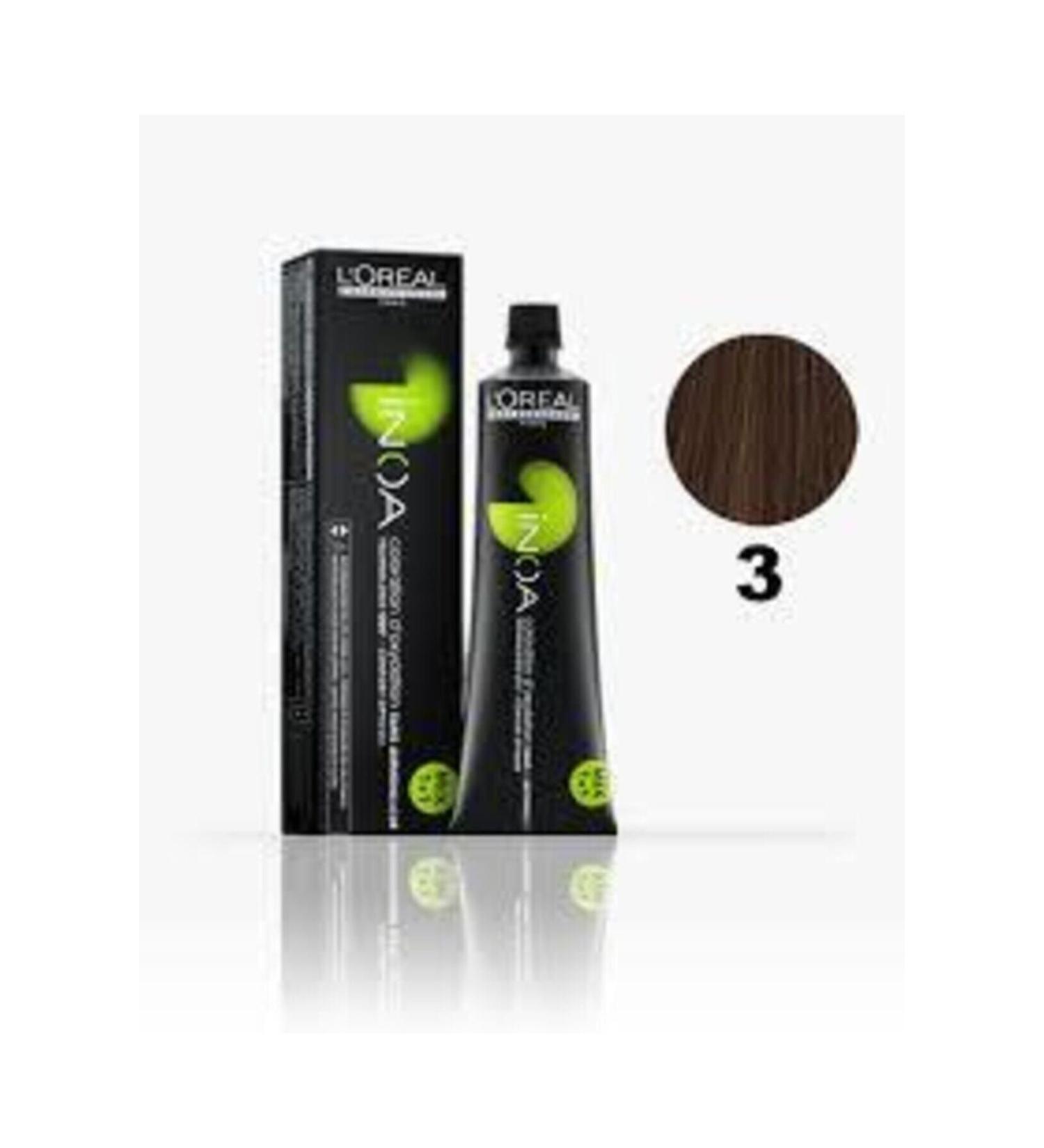 NOA COPY - NUMBER 3 DARK CHESTNUT LONG-LASTING DYE 60 ML (OXIDANT-FREE) CHARMS1125