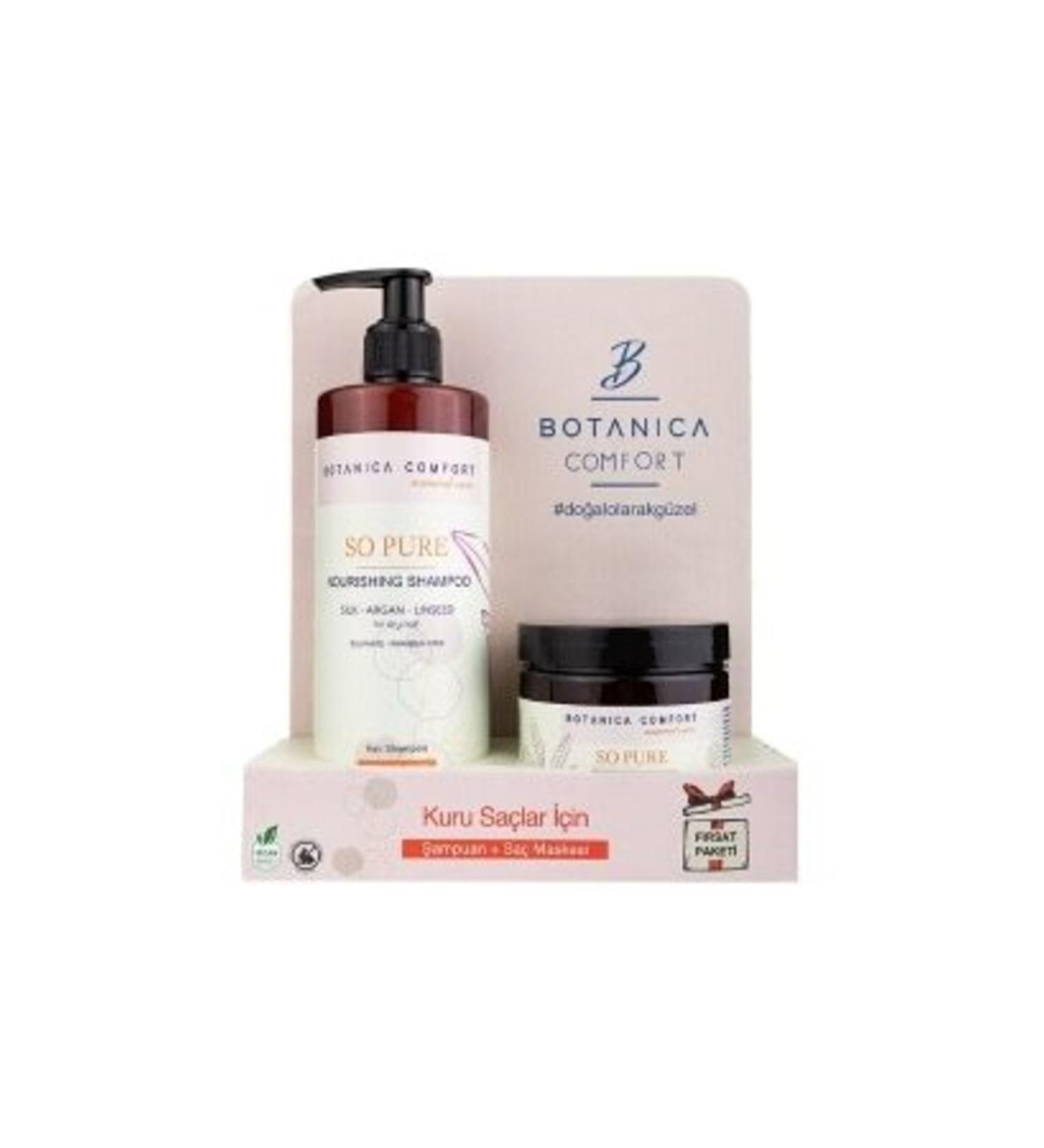 botanica ARGAN SHAMPOO 400 ML + HAIR MASK 250ML CHARMS435
