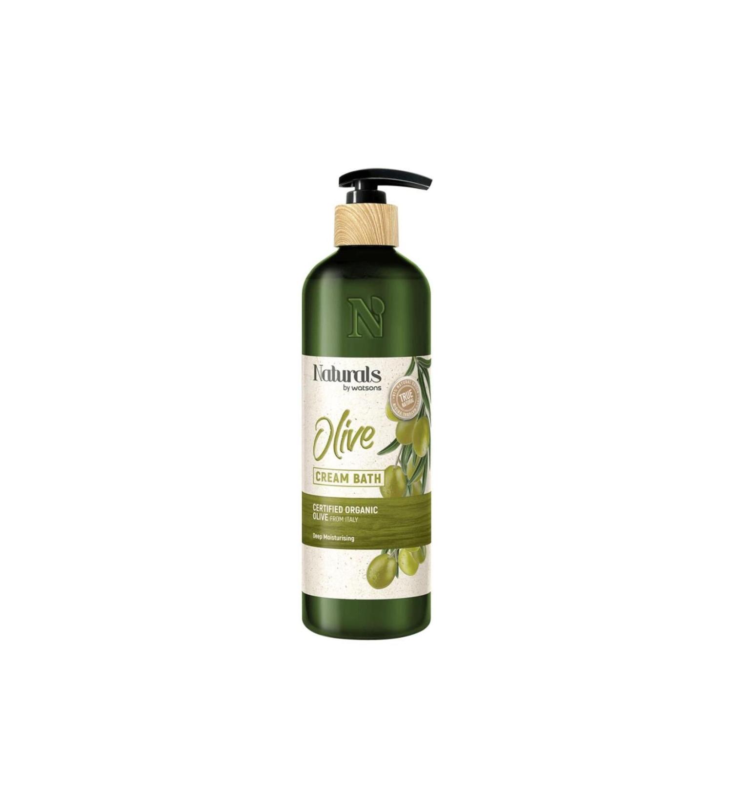 Naturals By Watsons CREAM SHOWER GEL OLIVE 490 ML CHARMS451