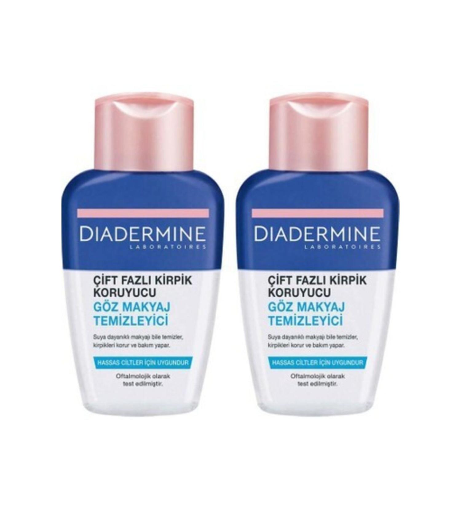 Diadermine E Dual Phase Eye Make-up Remover 2 Pack 125+125 Ml 8690572780107