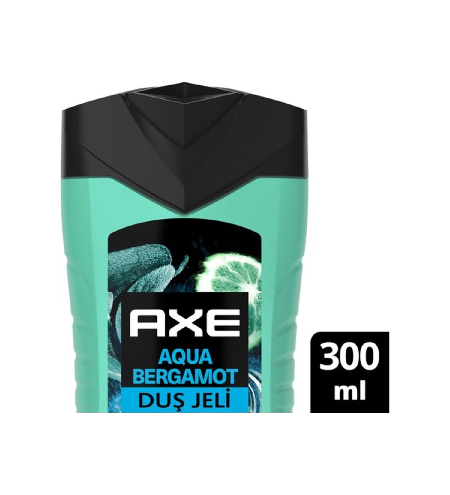 Axe Premium Collection Shower Gel Aqua Bergamot 3 In 1 Body Hair Face 300 ml - Buy Online on GoSupps.com