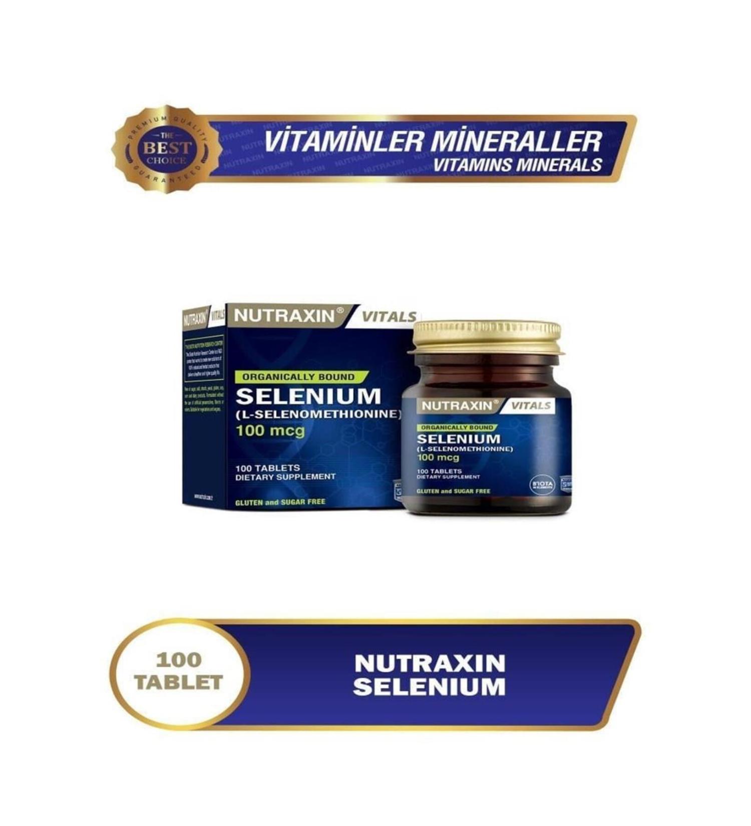 Nutraxin Selenium 100 Mcg T100 Tablet