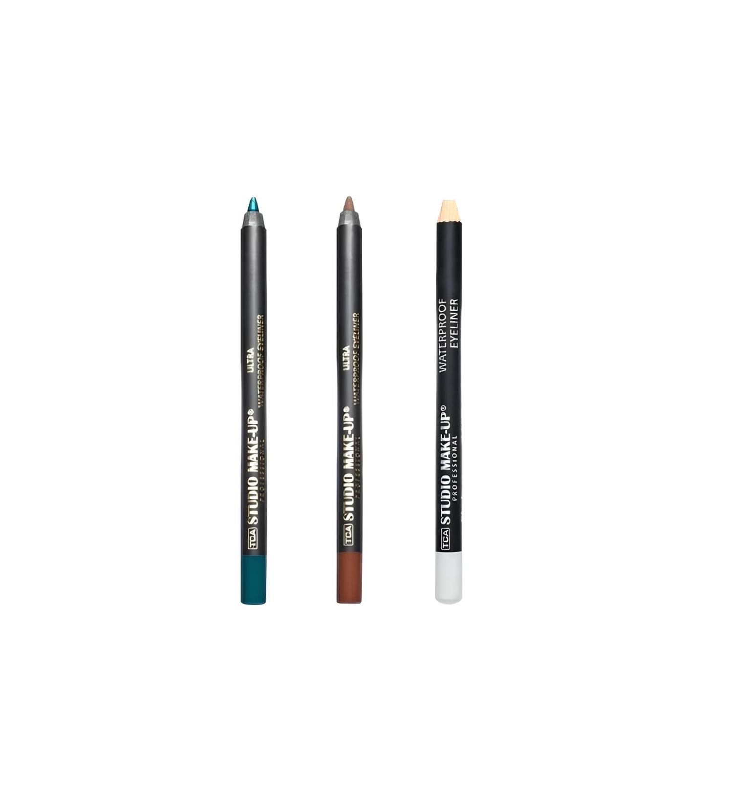 TCA Studio Make Up 3-Color Ultra Waterproof Eyeliner Eye Pencil Set