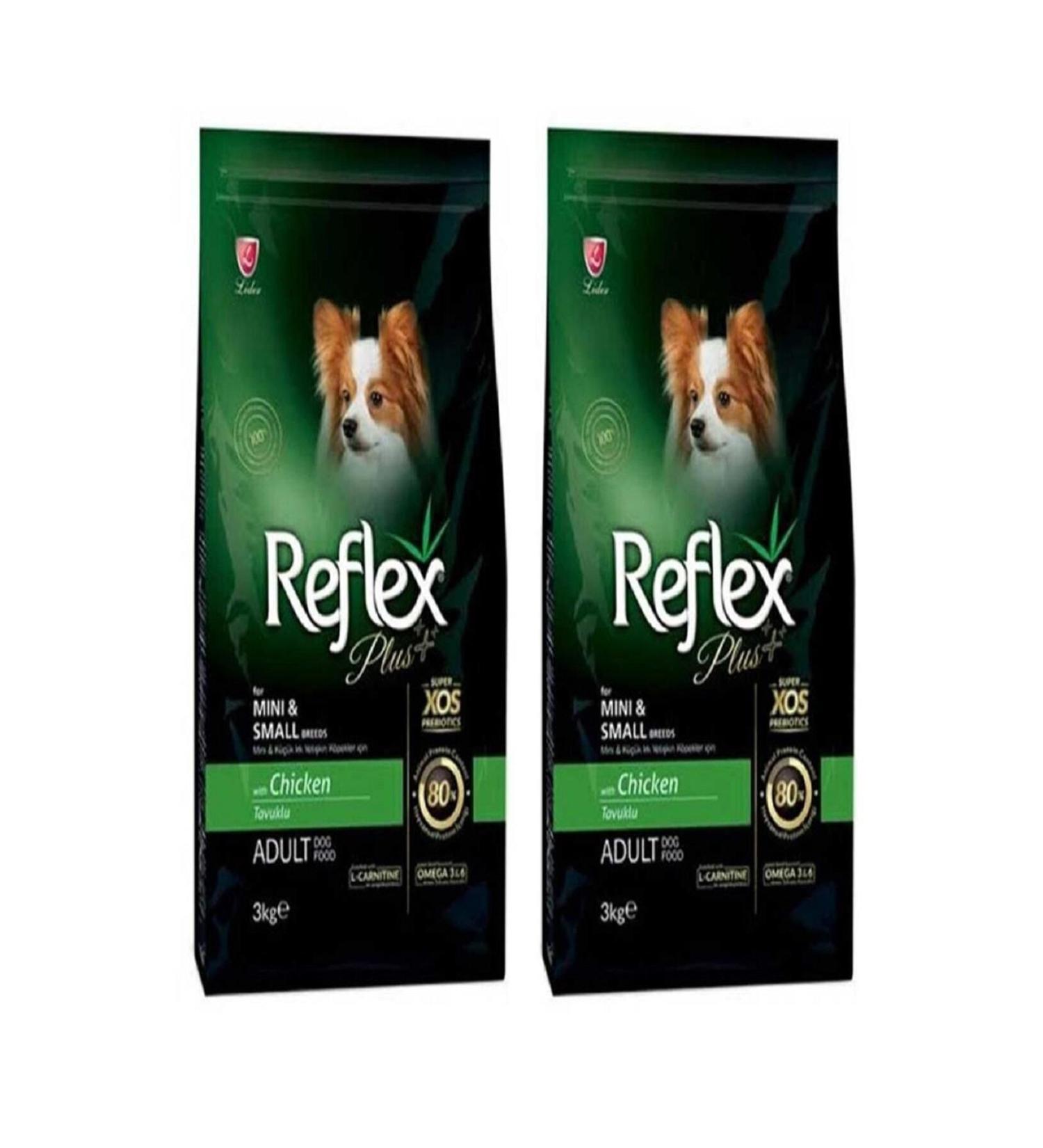 Reflex Plus Small Mini Breed Chicken Adult Dog Food 3 Kg SET OF 2