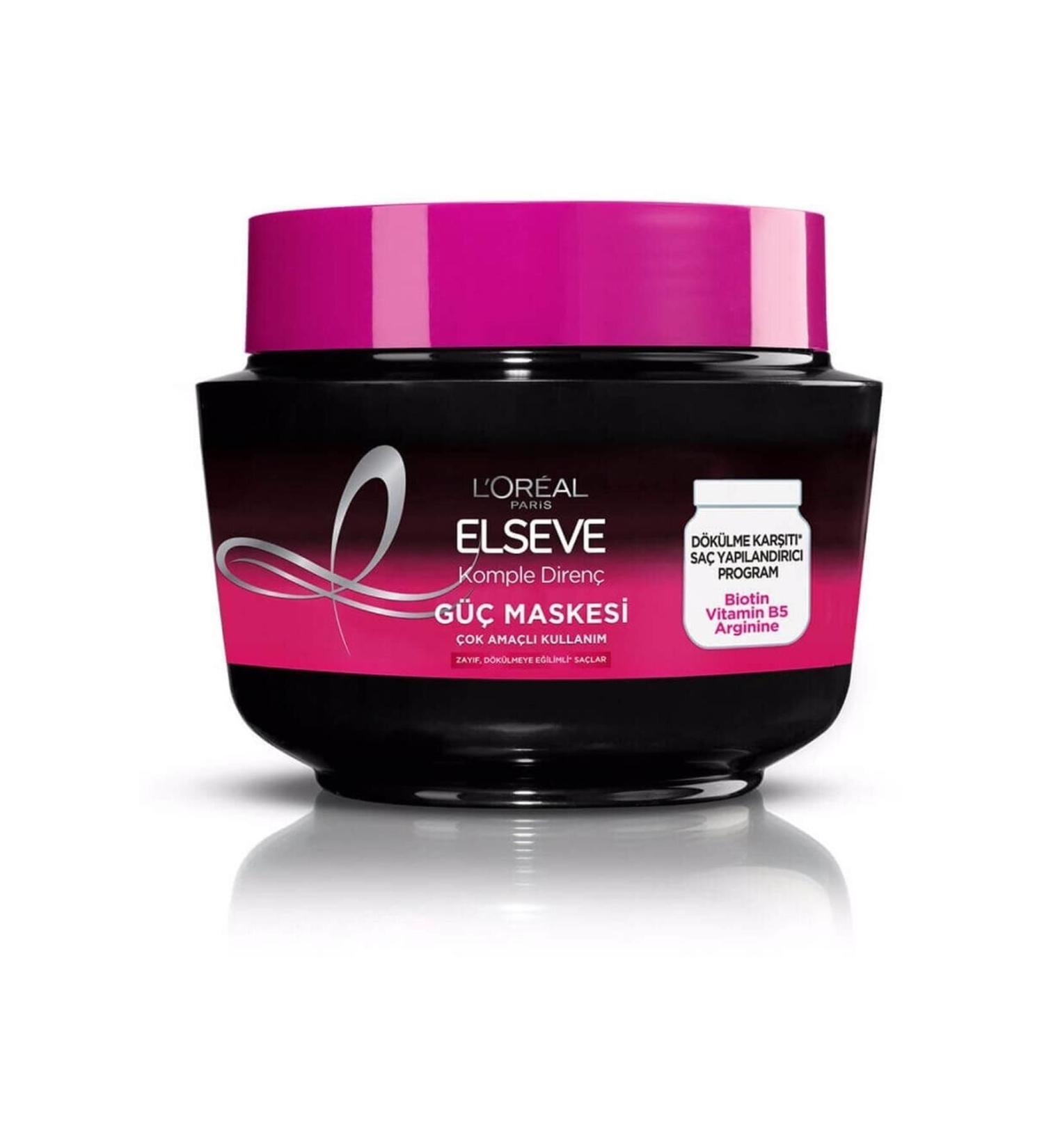 Elseve Hair Mask L'or al Paris Complete Resistance Anti-Hairing Power Mask 300 ml Charms1550 - Buy Online on GoSupps.com