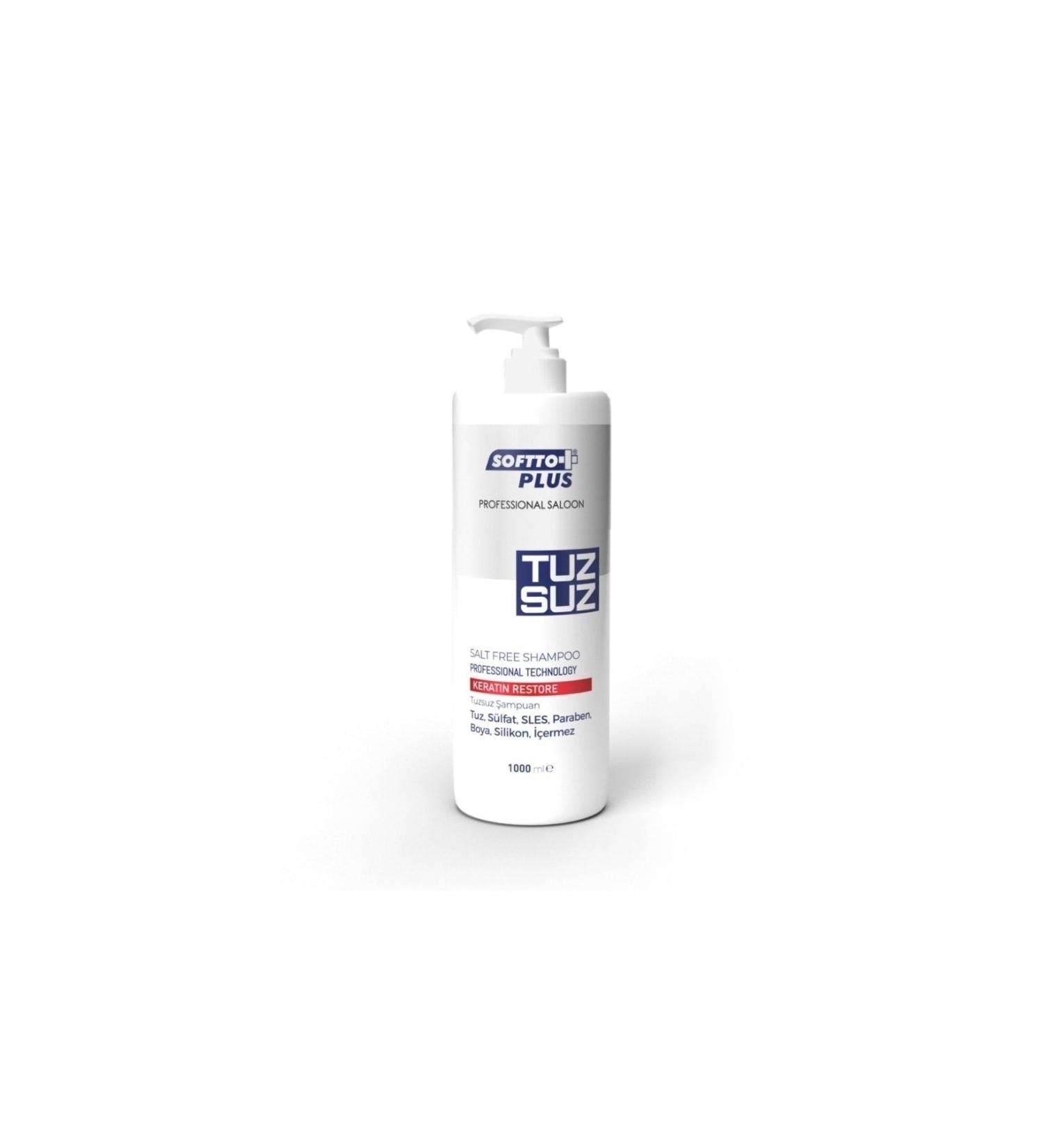 Softto Plus COLOR HOLD PROTECTION PURIFYING SALT SULFATE PARABEN FREE SHAMPOO 1000ML CHARMS392