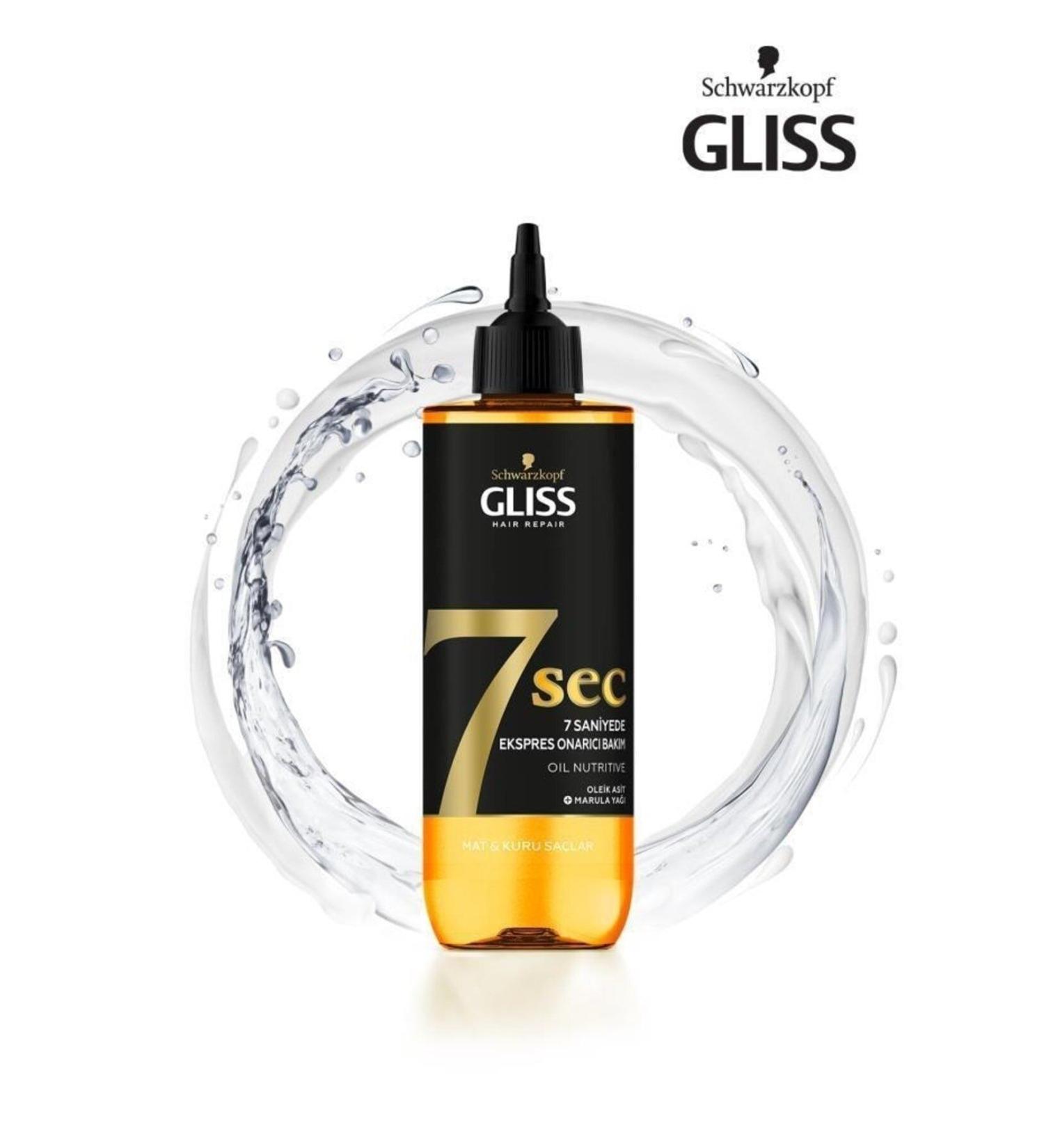 Gliss 7SEC EXPRESS REPAIR CARE O L NUTRIT VE 200ML-REPARATIVE CARE IN 7 SECONDS CHARMS1403