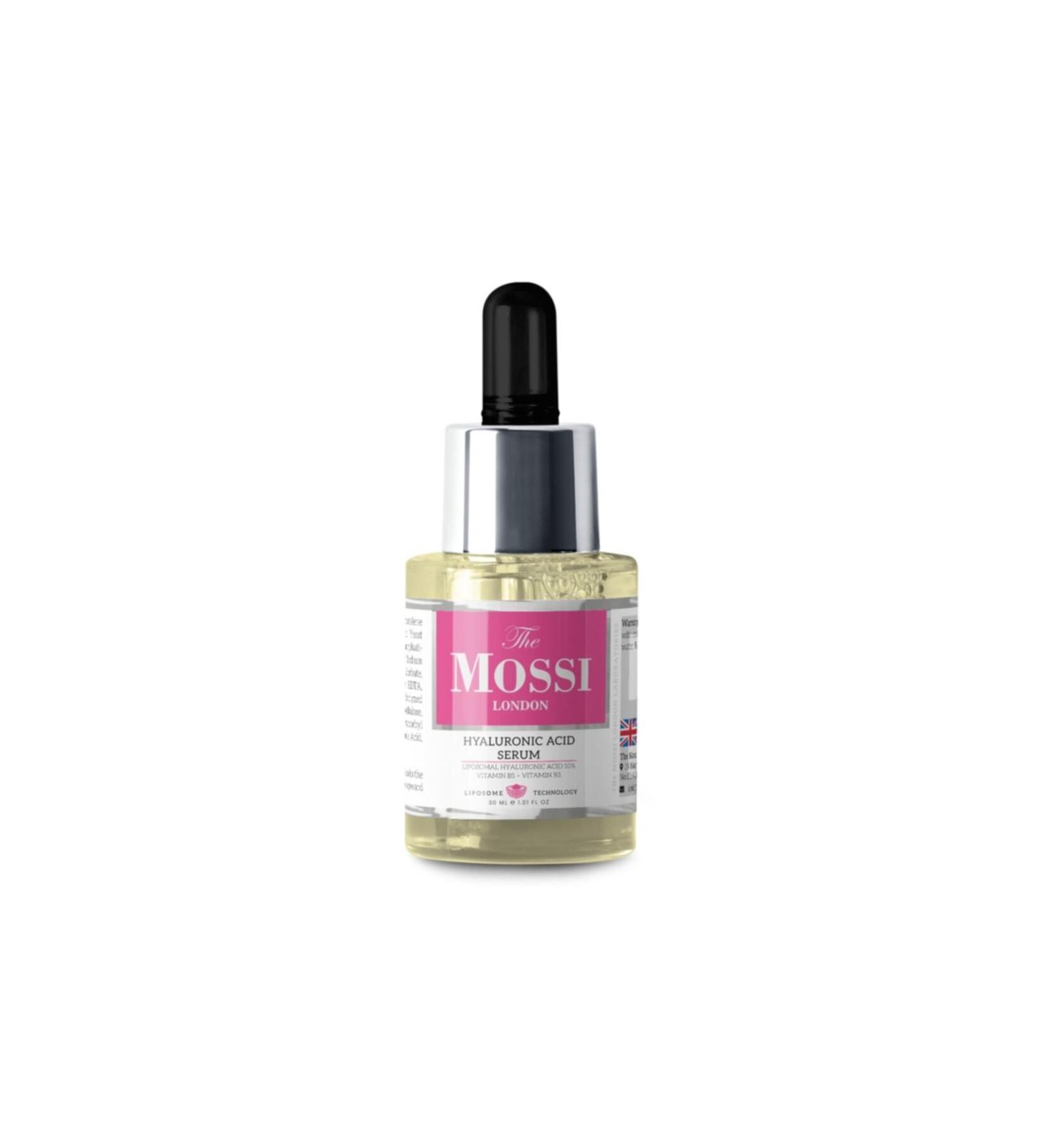 The Mossi London Hyaluronic Acid Serum Liposomal Hyaluronic Acid 10% + Vitamin B5 + Vitamin B3 30 ml