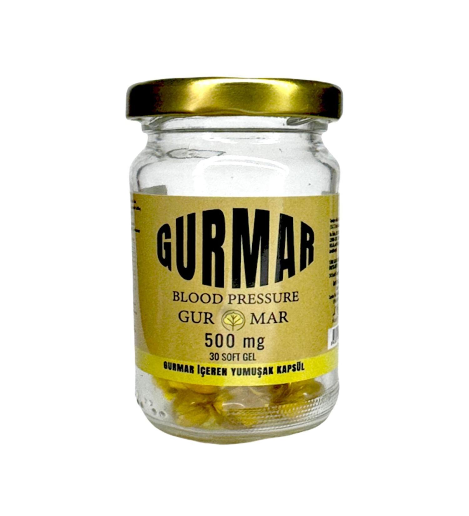 Gurmar Gurmar Capsule - 30 Capsules X 500 mg Softgel - Blood Pressure GurMar