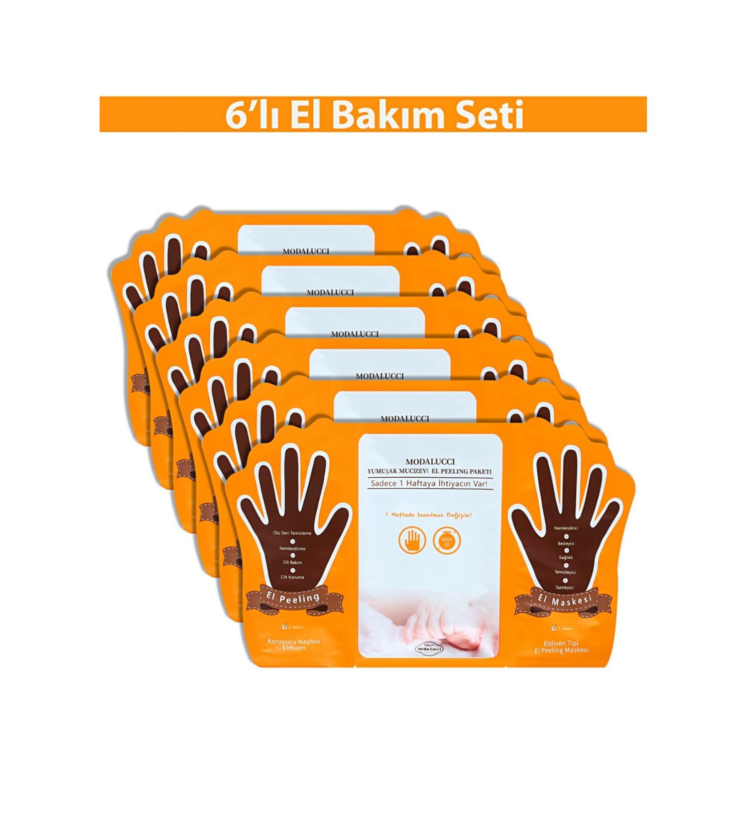 LUPIX SOFT MIRACULOUS PEELING HAND MASK 6 PIECES - Buy Online on GoSupps.com