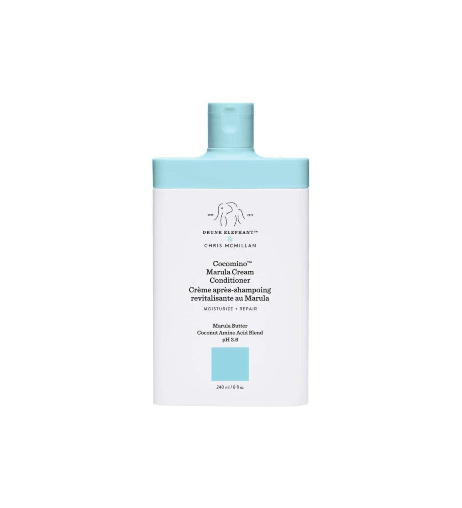 Drunk Elephant Cocomino Marula Cream Conditioner - Coconut Based Hair Conditioner 240 Ml