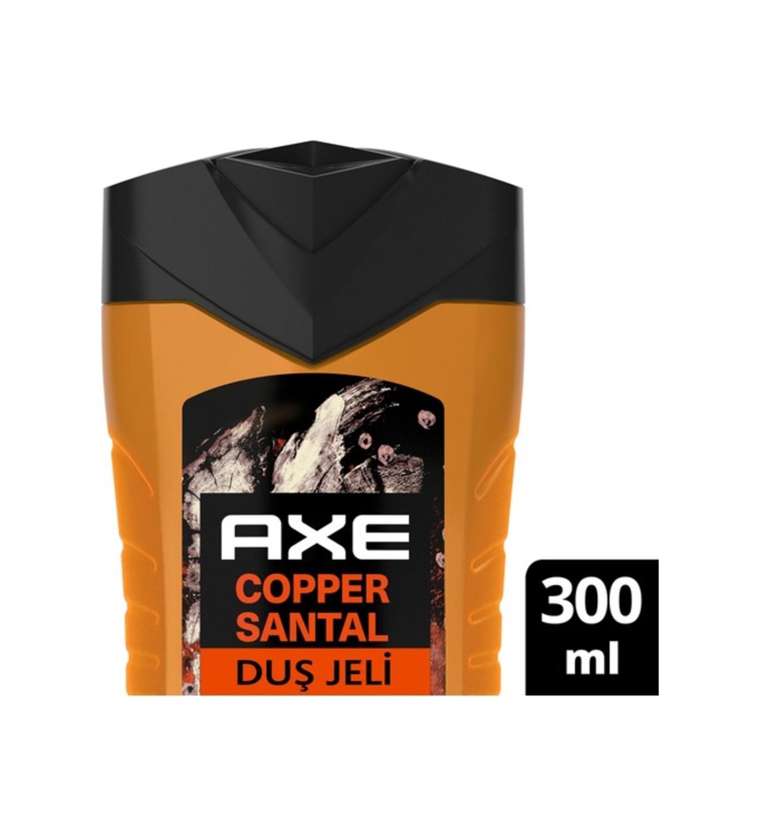 Axe Premium Collection Shower Gel Copper Santal 3 In 1 Body Hair Face 300 Ml - Buy Online on GoSupps.com