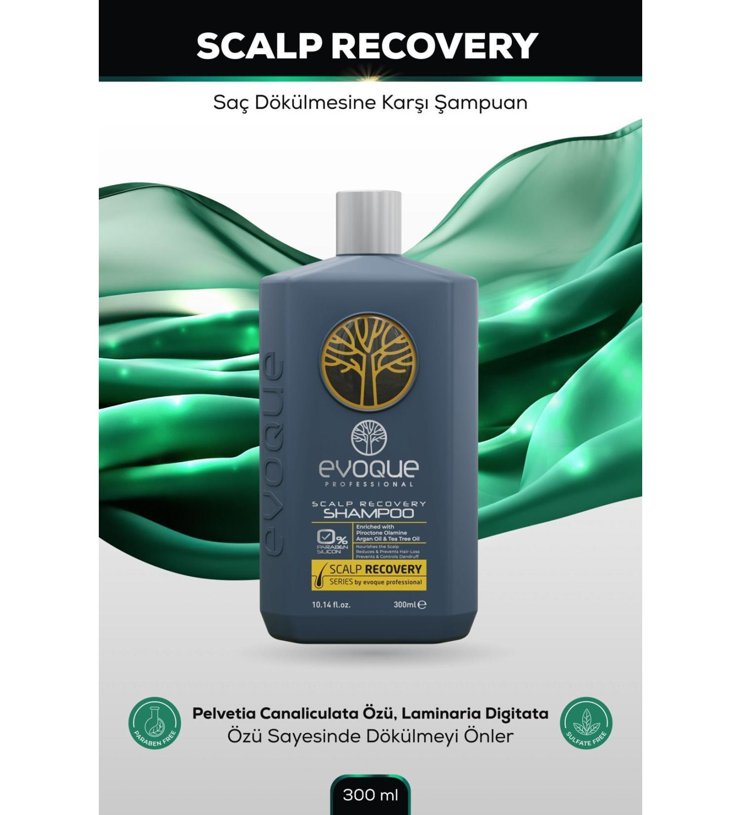 Evoque Scalp Recovery Anti Hair Loss Shampoo 300ml - Buy Online on GoSupps.com