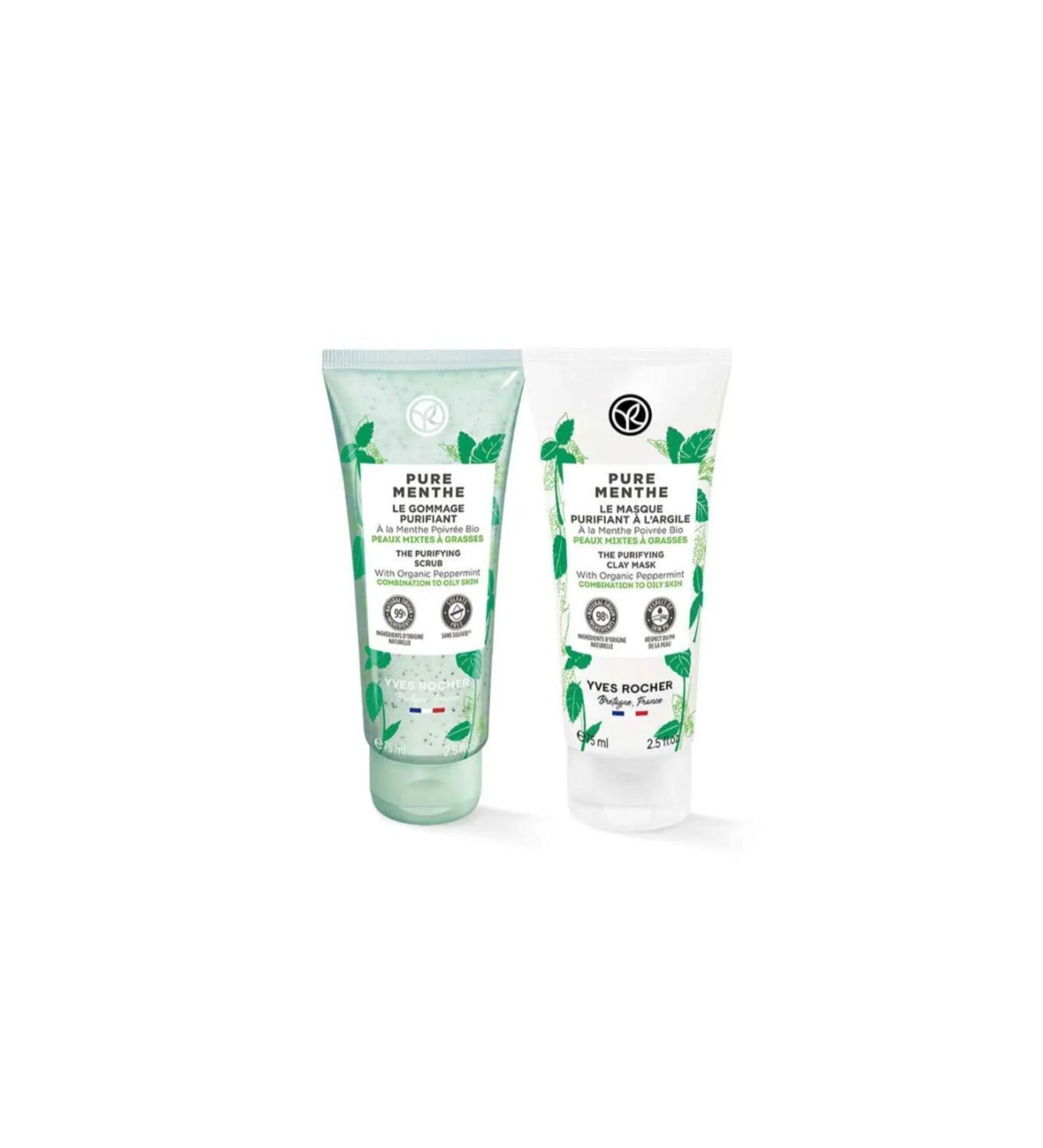 Yves Rocher Weekly Routine Set for Combination/Oily Skin Moisturizer for combination oily skin