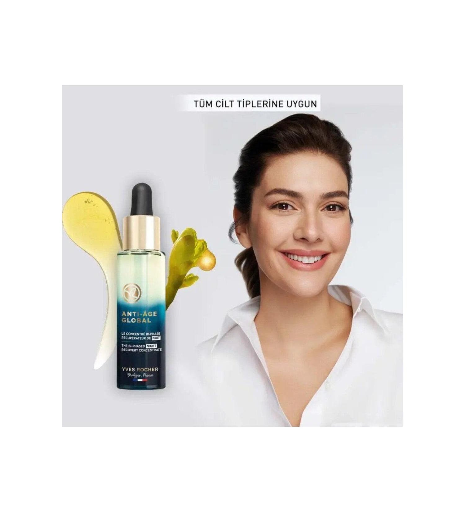 Yves Rocher Night Serum - Night Serum Global - 30ml Made in France