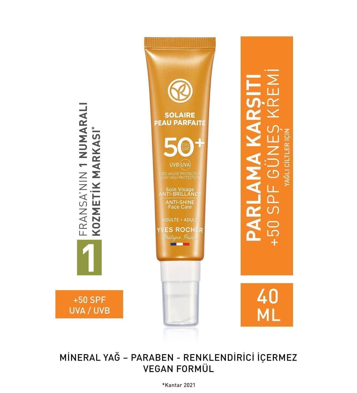 Yves Rocher Anti-Shine 50 Gkf Face Cream - For Oily Skin - 40 Ml - Buy Online on GoSupps.com