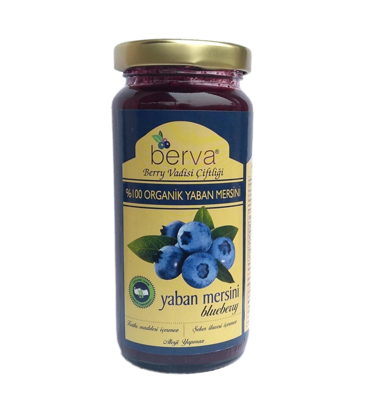 BERVA 0 Organic Blueberry Canned 230 Gr