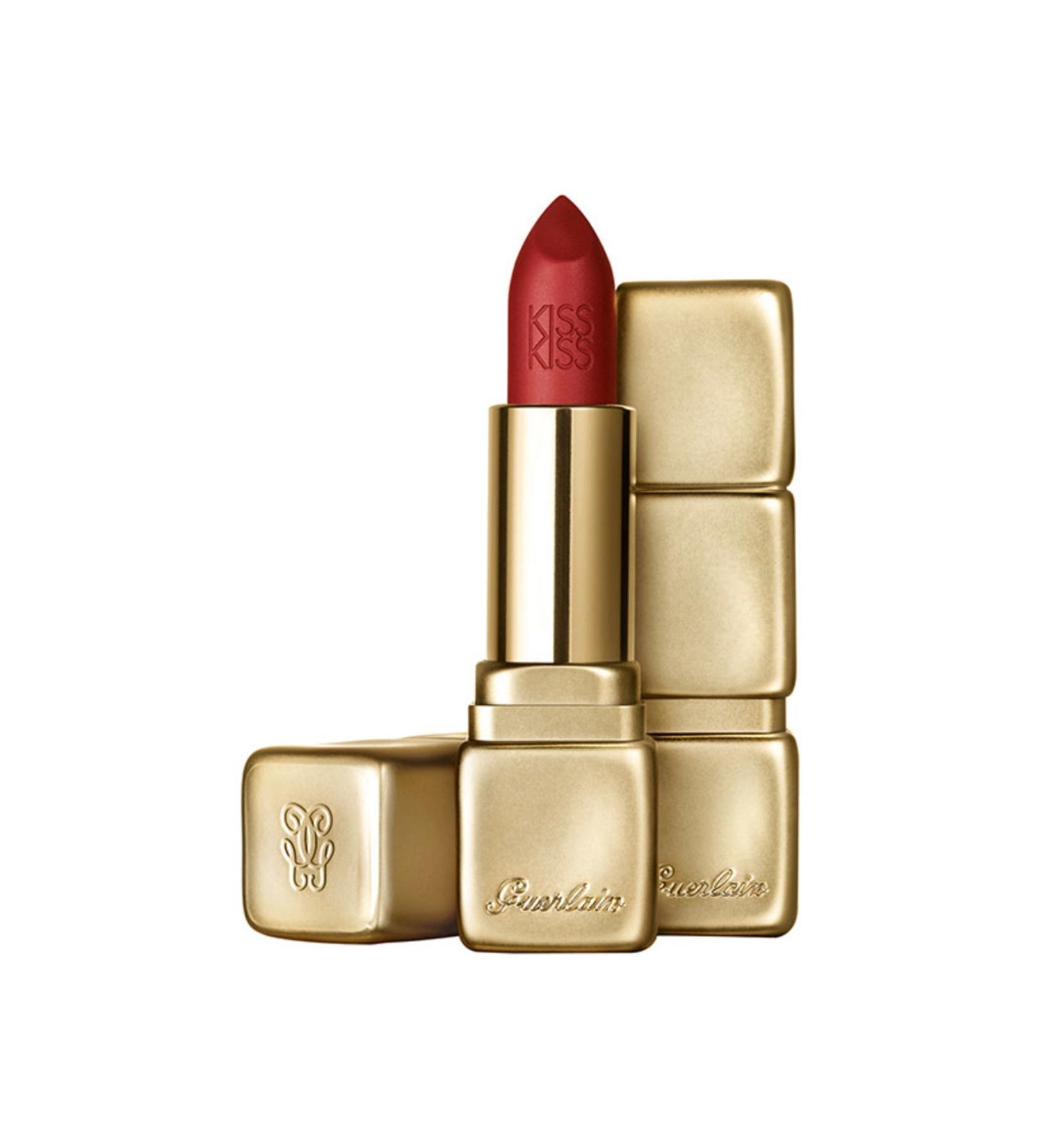 Guerlain Matte Lipstick - Kiss Kiss Matte M331 Chilli Red 3346470424418