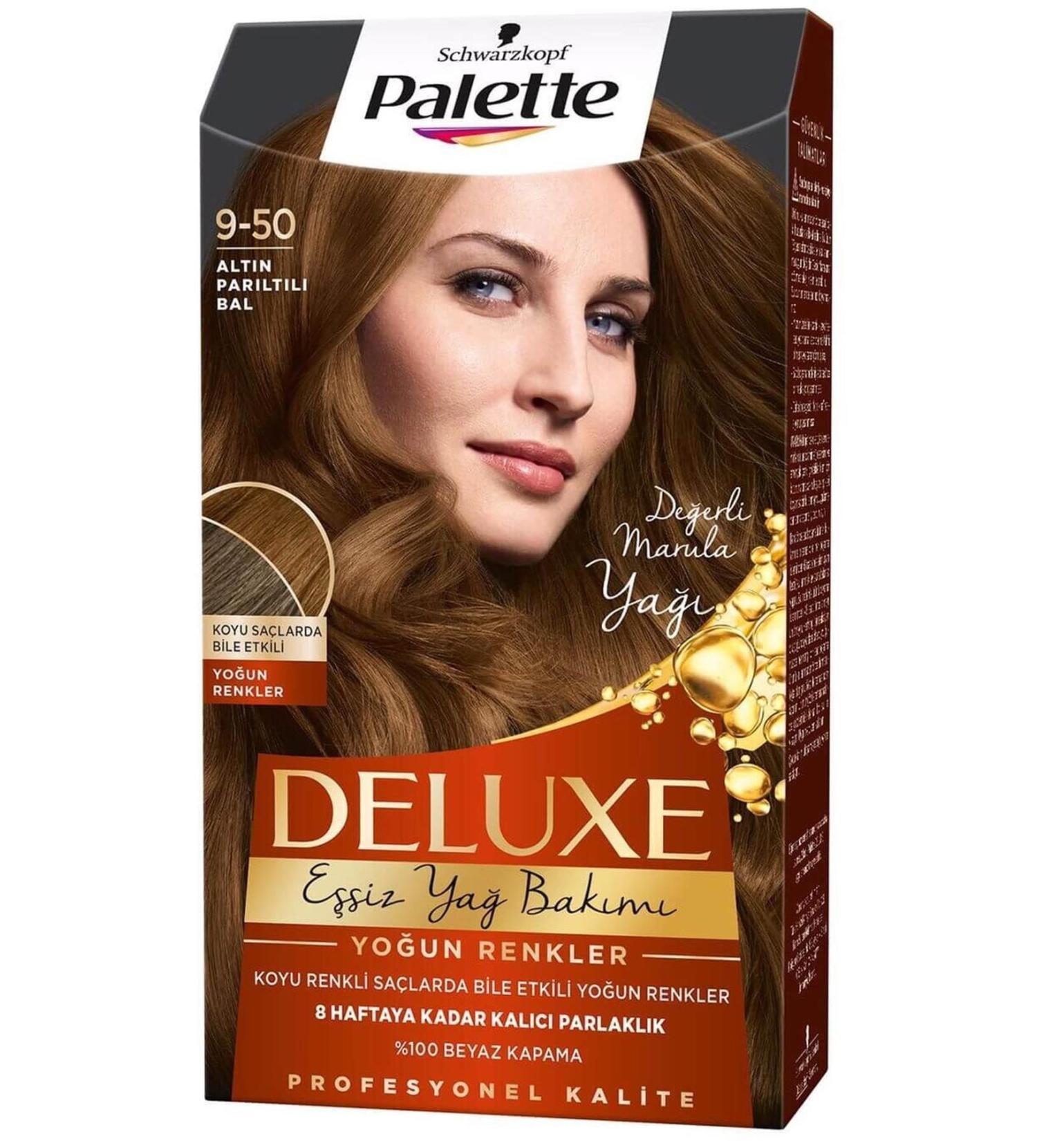 Palette: LONG-LASTING DYE 9-50 LOWER SHIMMER HONEY 50 ML: LONG-LASTING DYE CHARMS838