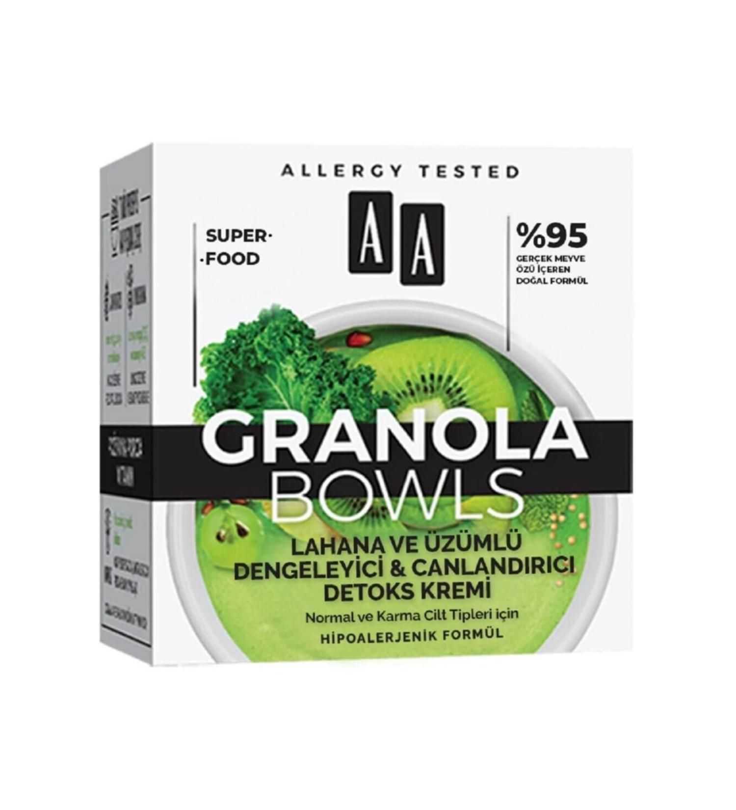 AA Cosmetics BALANCING & REVITALIZING DETOX SK N BR GHTENING CREAM 50ML CHARMS1788