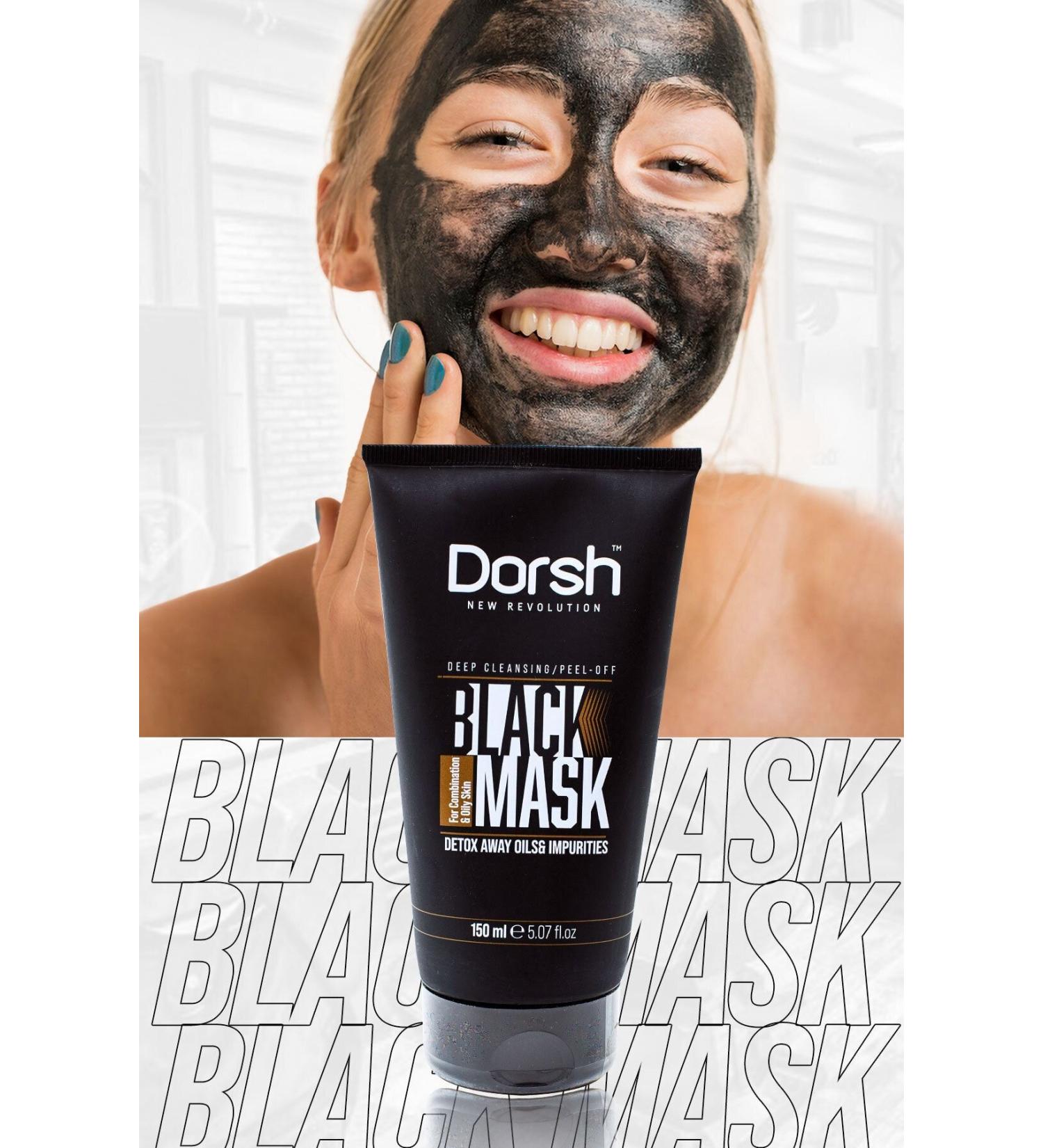 Dorsh Peelable Black Mask Against Blackheads and Acne 150 ml