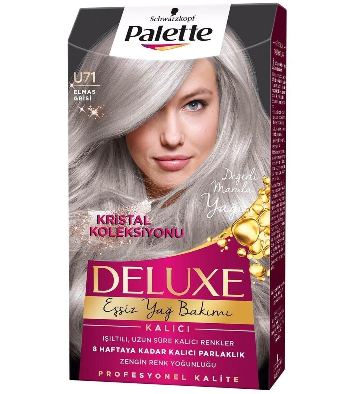 Palette: LONG-LASTING DYE U71 GLAC ER GRAY 50 ML: LONG-LASTING DYE CHARMS1169