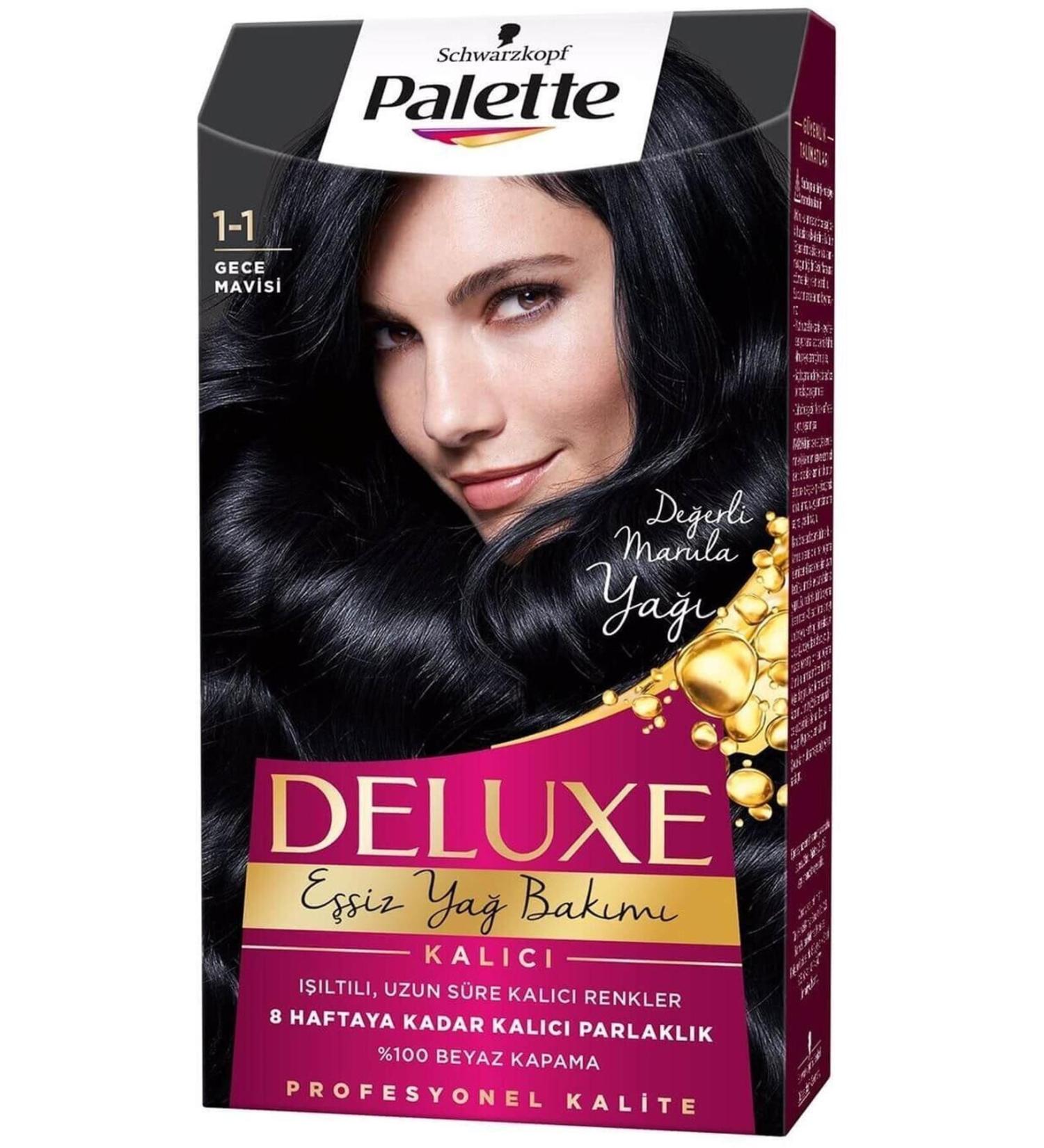Palette: LONG-LASTING DYE BLACK PEARL NIGHT BLUE 50 ML: LONG-LASTING DYE CHARMS946