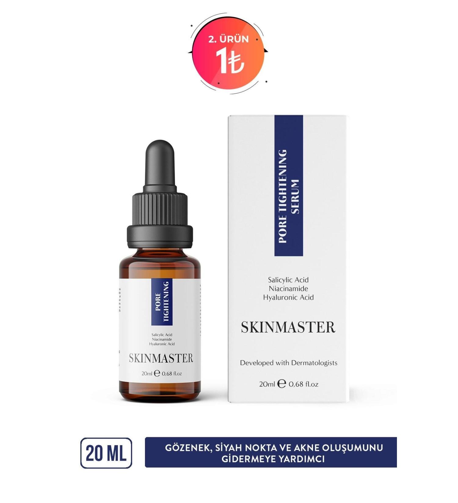 SkinMaster Pore Tightening Blackhead and Acne Eliminating Care Serum (bha B3 Ha) - Buy Online on GoSupps.com
