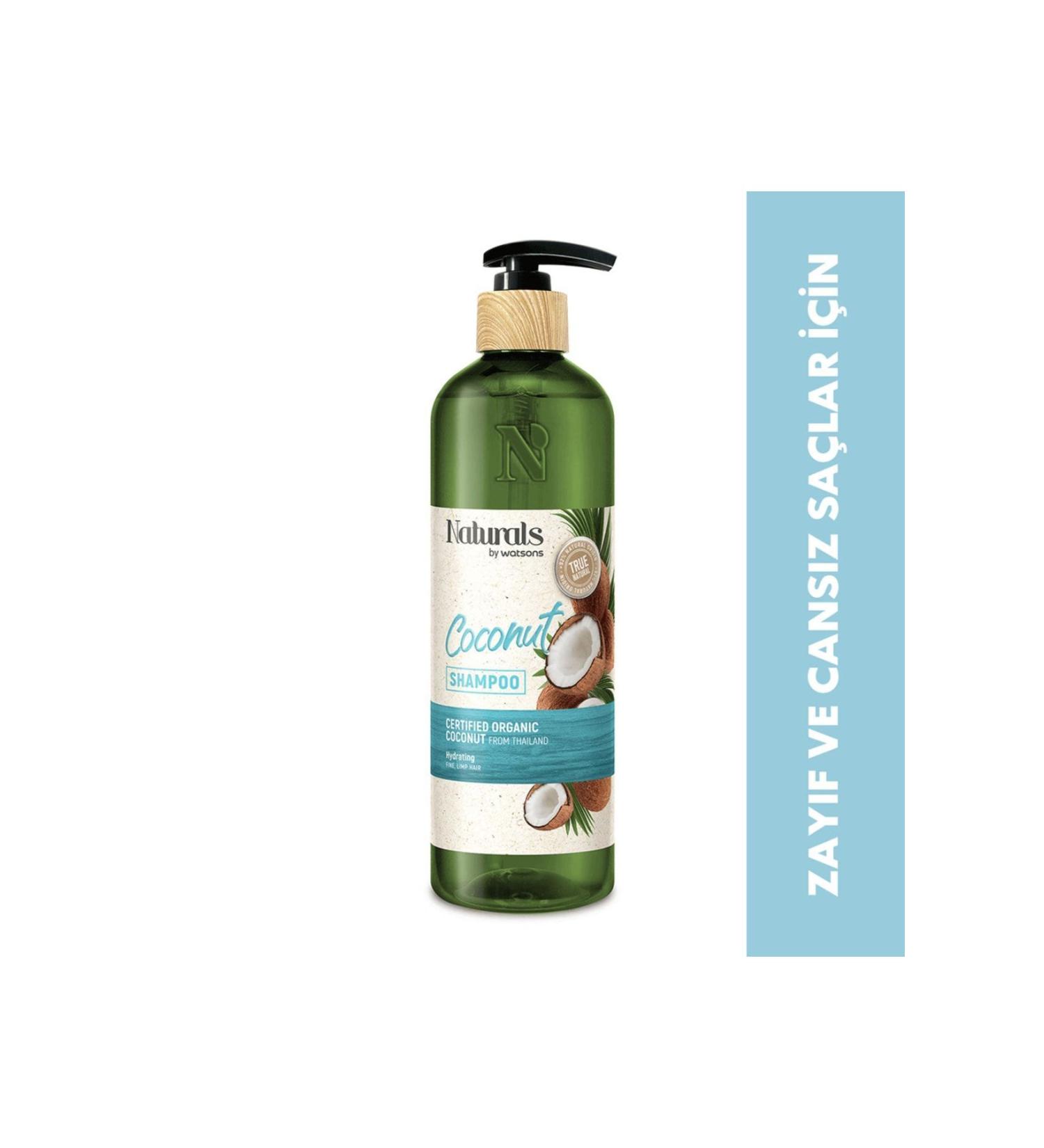 Naturals By Watsons SHAMPOO COCONUT 490 ML CHARMS240