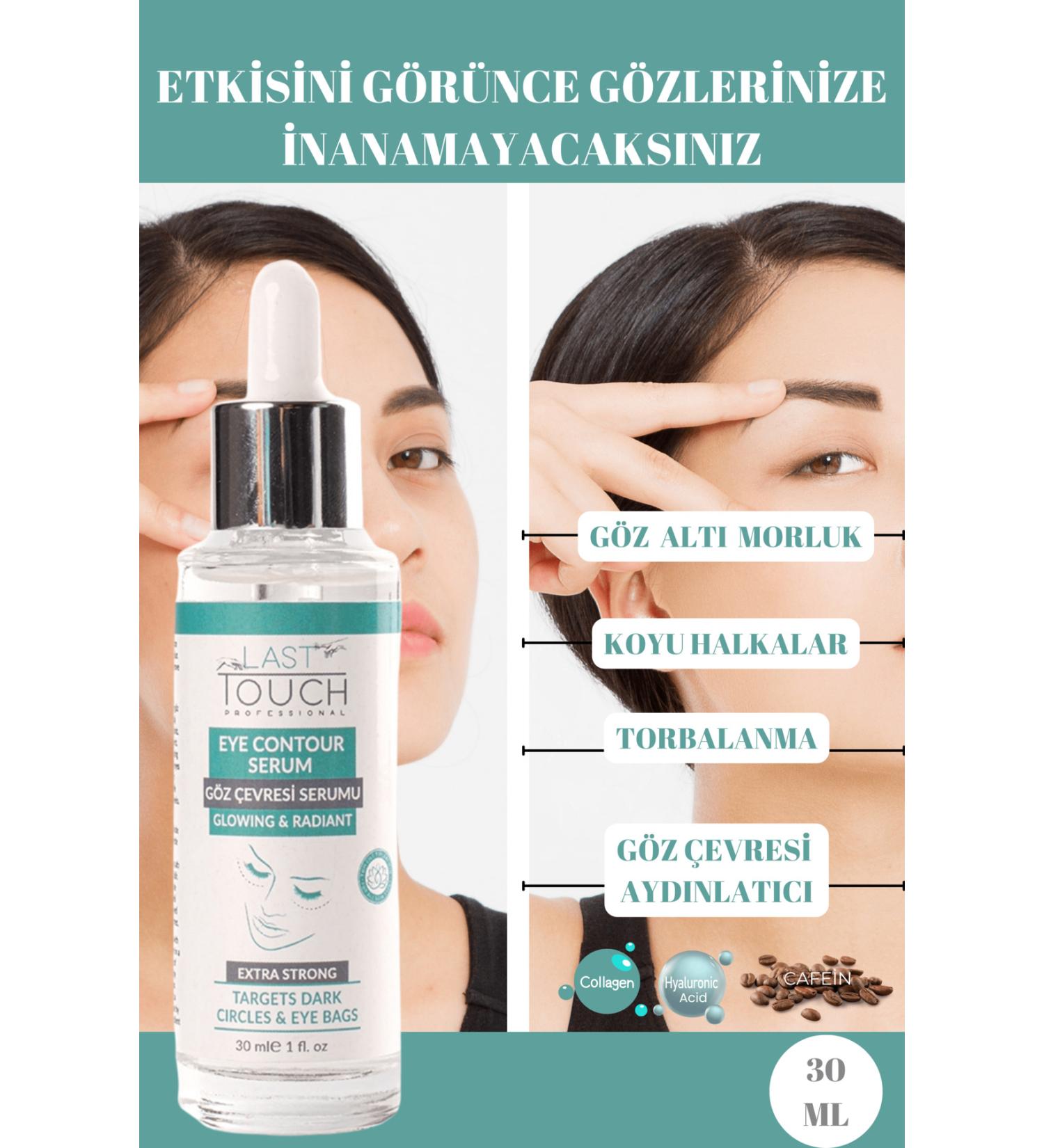 LAST TOUCH Under Eye Dark Circles Bags Wrinkles Dark Circles and Brightening Eye Contour Serum 30 ML - Buy Online on GoSupps.com