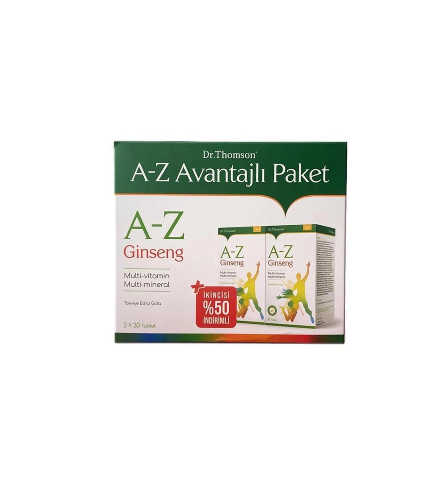 Dr. Thomson Dr.Thomson AZ Ginseng 2 x 30 Tablets - Advantageous Package