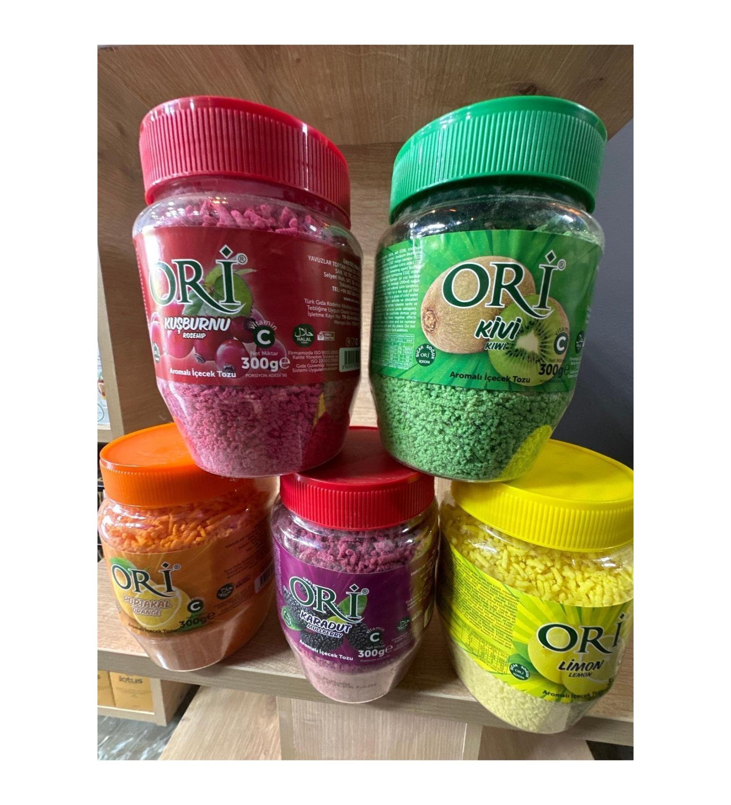 Ori Kiwi Lemon Rosehip Black Mulberry Orange 5 X