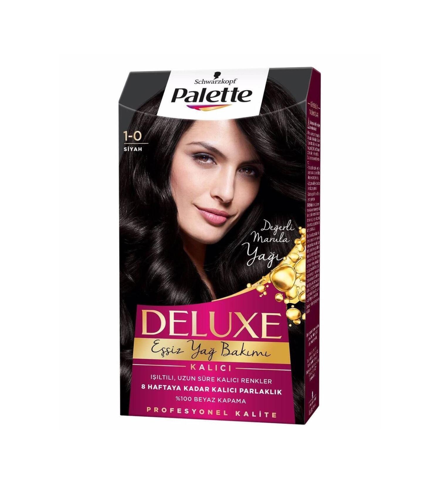 Palette: LONG-LASTING DYE BLACK NO: 1-0 50 ML: LONG-LASTING DYE CHARMS1096