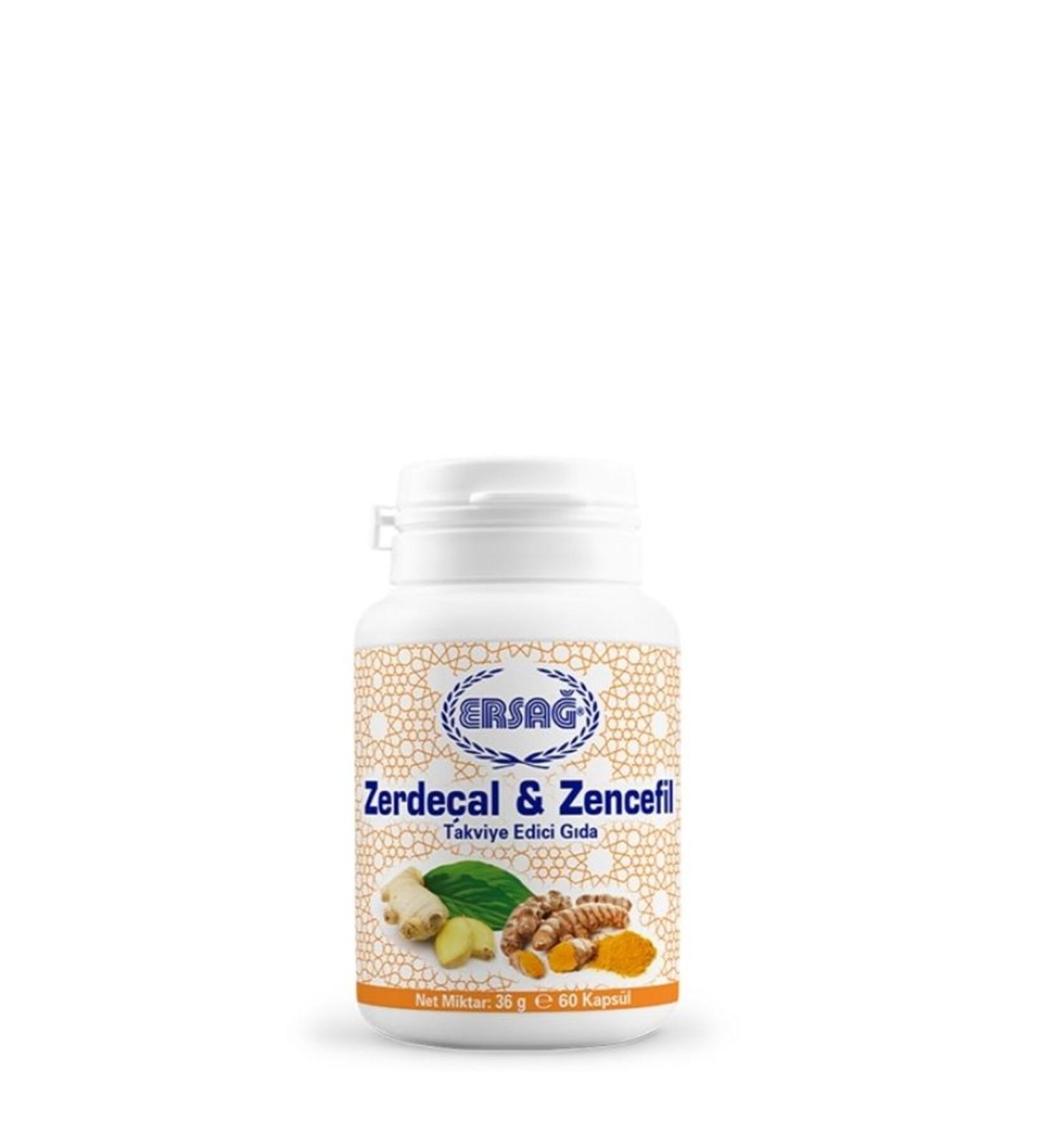 Ersa TURMERIC GINGER Food Supplement 60 Capsules