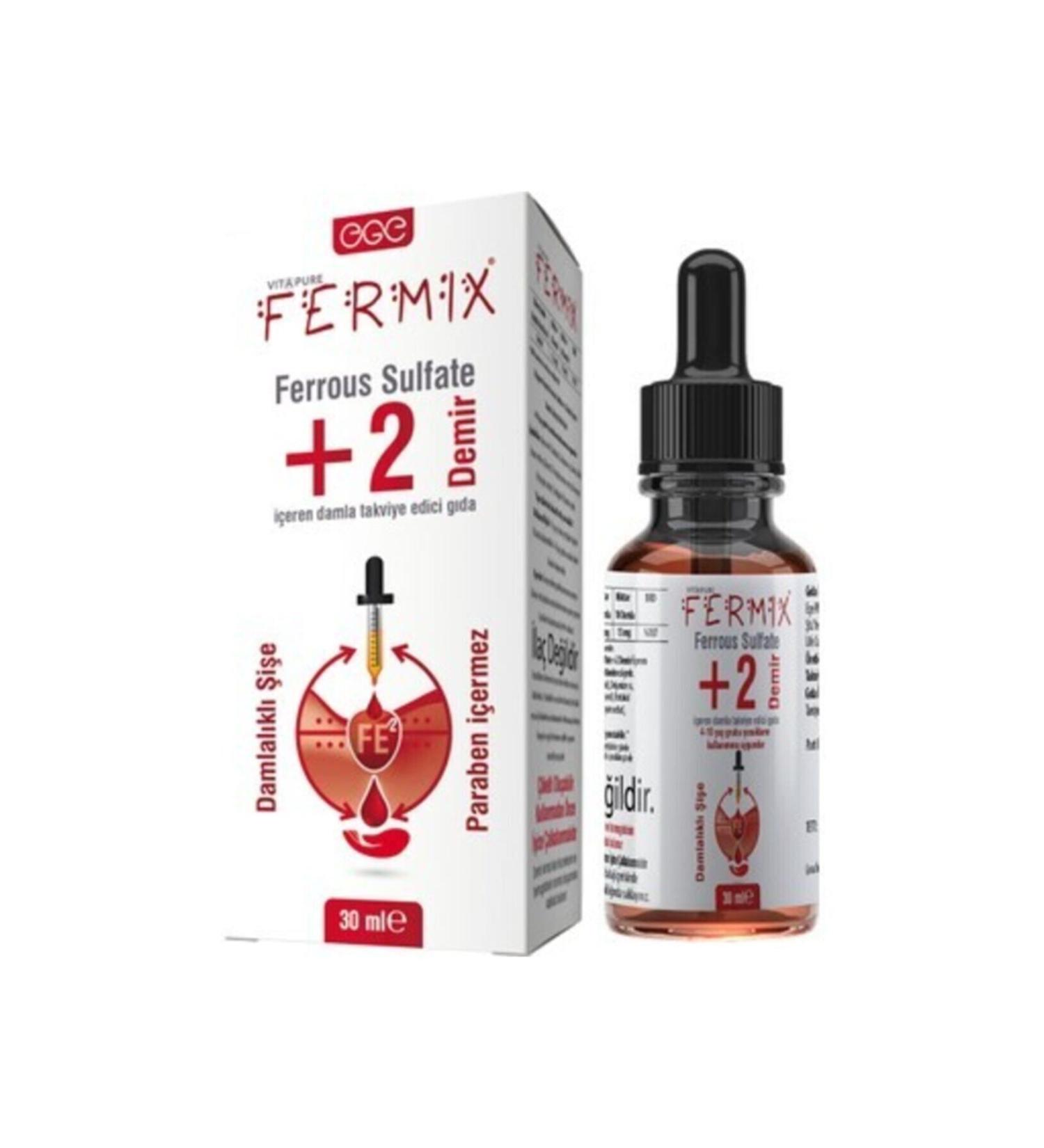 Ege Pharma Fermix +2 Iron Drops 30 ml