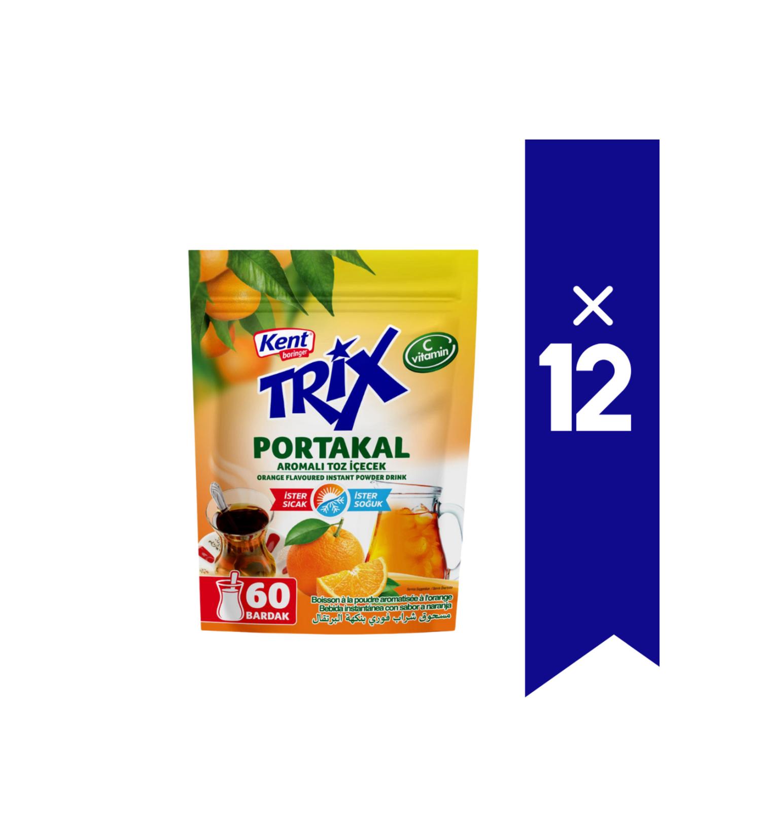 Kent Boringer Orange Flavored Powder Drink 300 gr (Hot & Cold) x12 PIECES