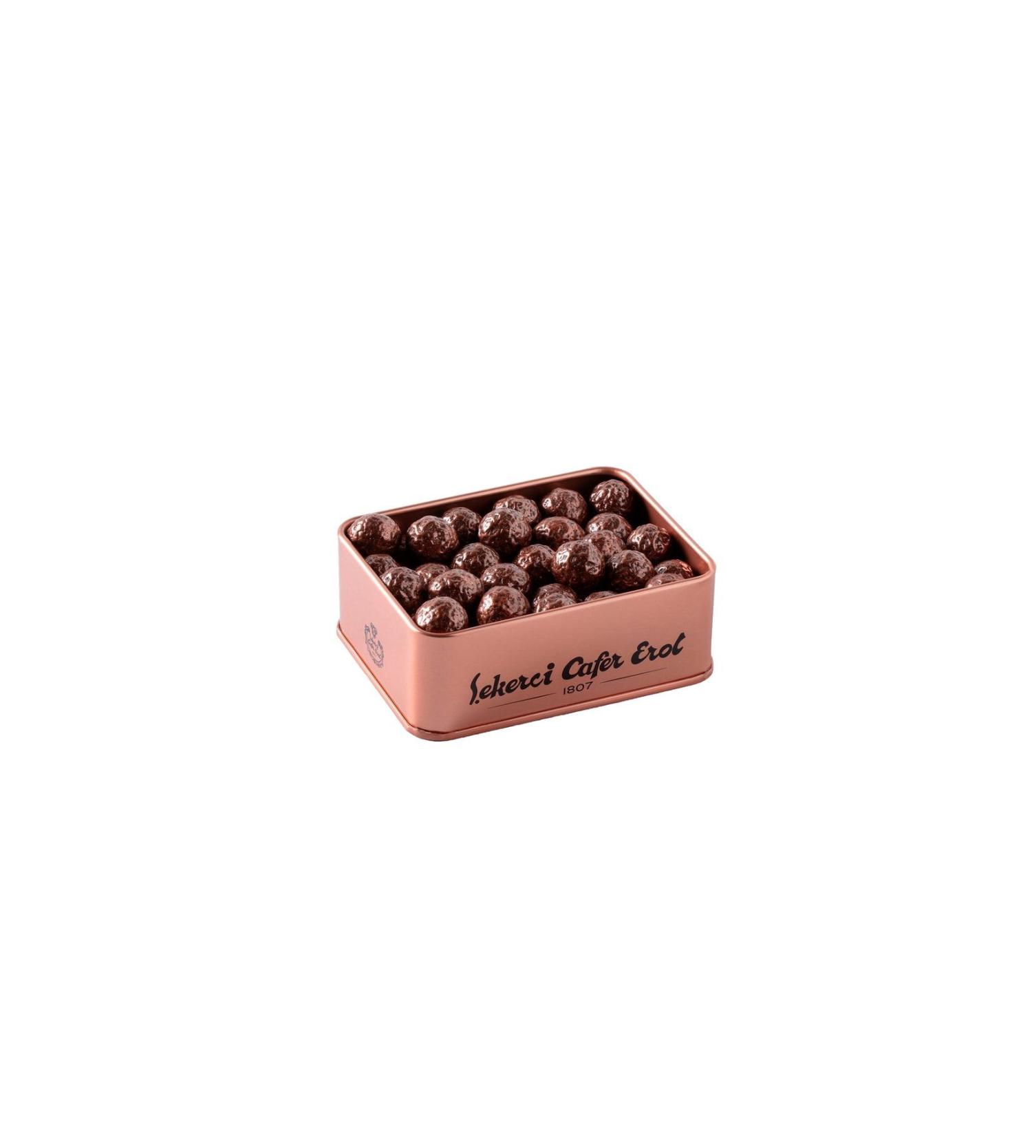 ekerci Cafer Erol Bronze Tin Box Coffee Dragee 150 gr