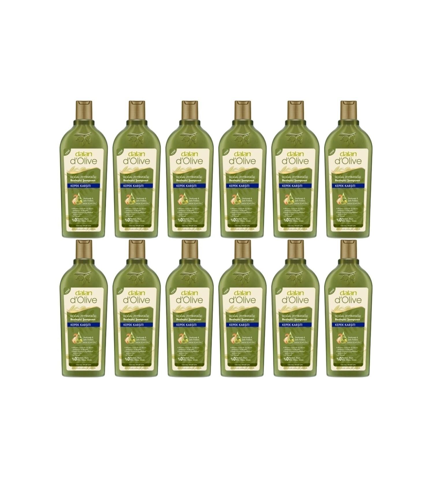 Dalan d'Olive Anti-Dandruff Shampoo 400ml 12 Pieces