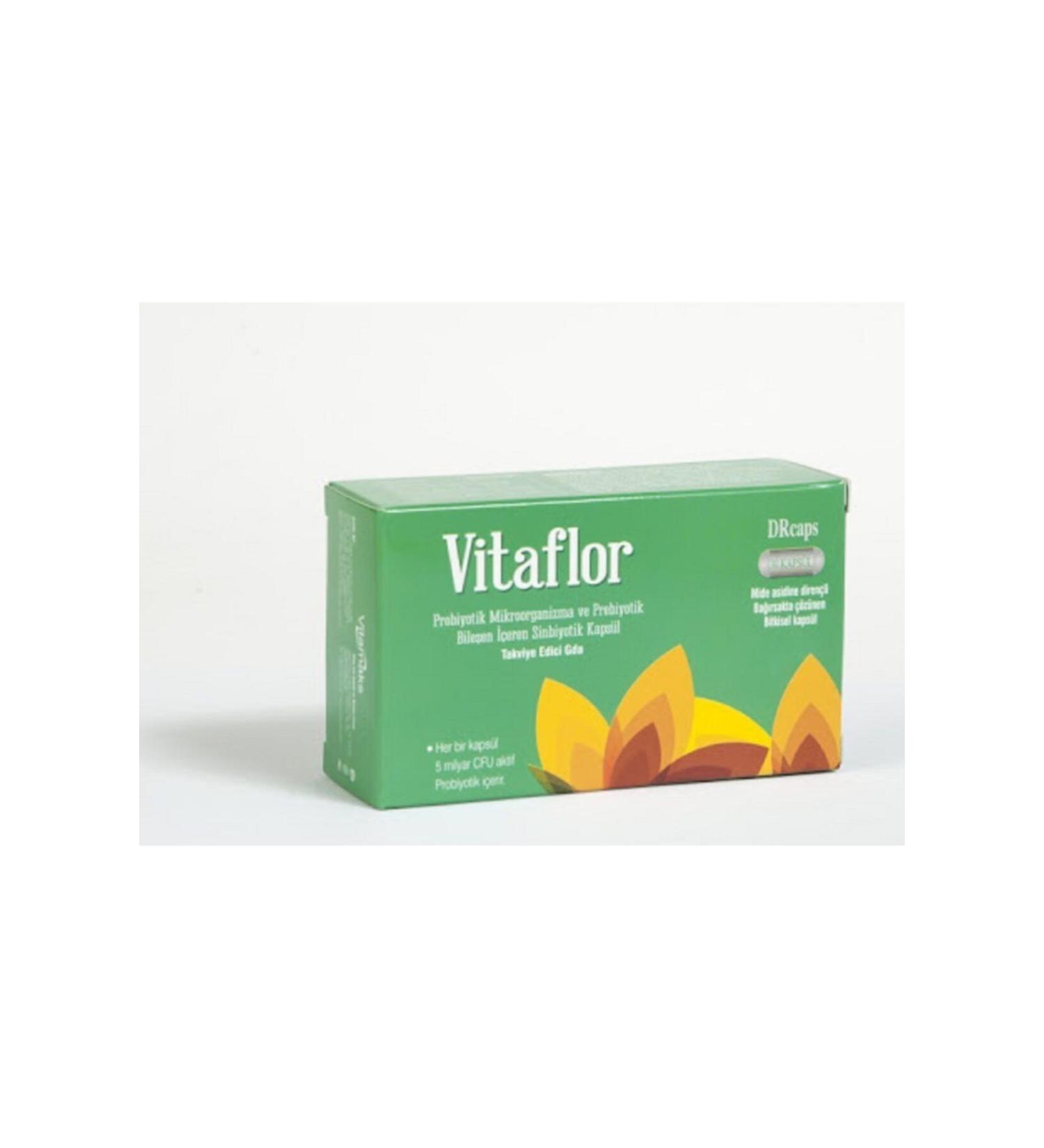 vitamaks Vitaflor 30 30 Capsules Containing Probiotics and Prebiotics