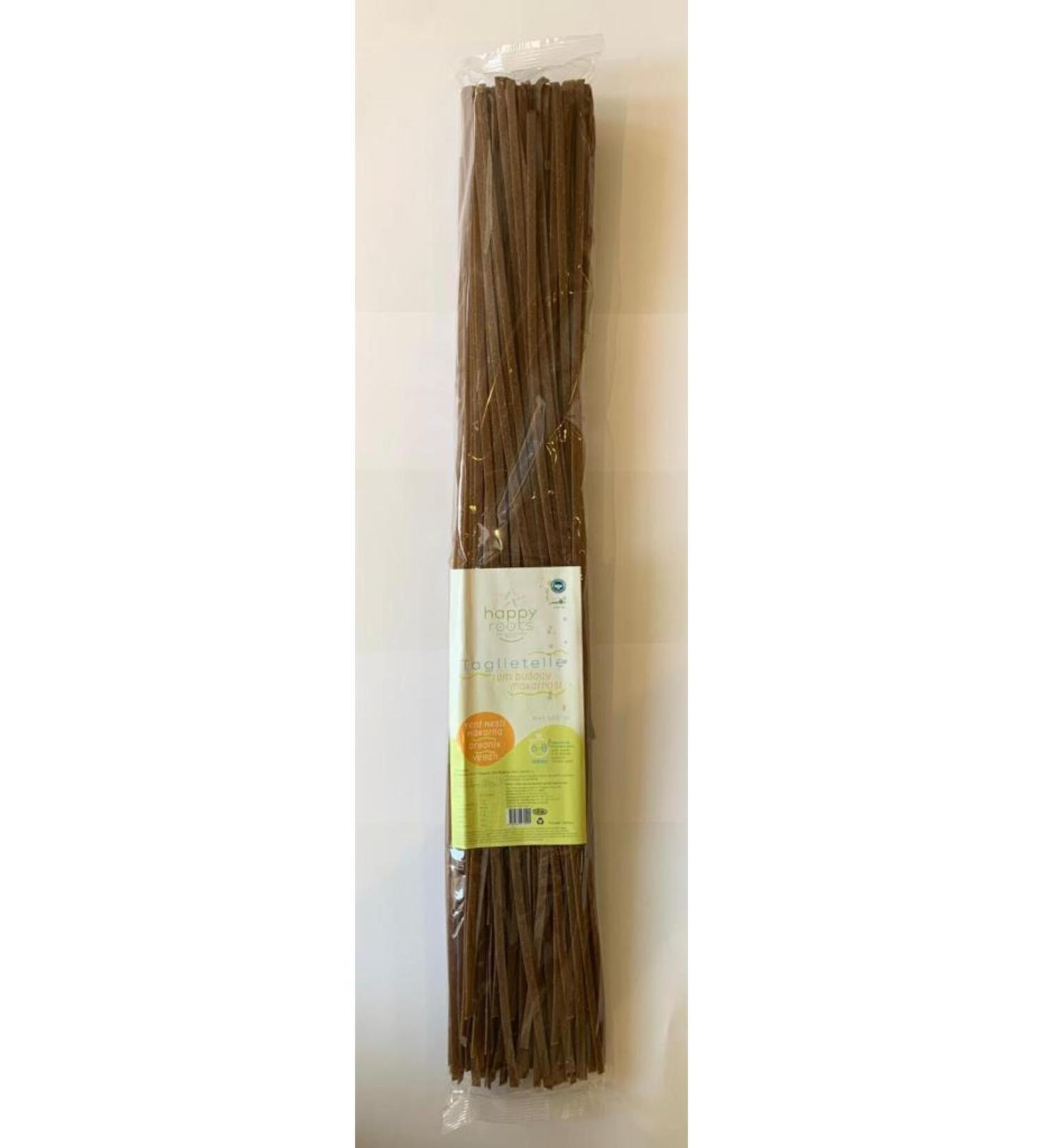 Happy Roots Vegan Organic Whole Wheat Taglietelle Pasta 500g