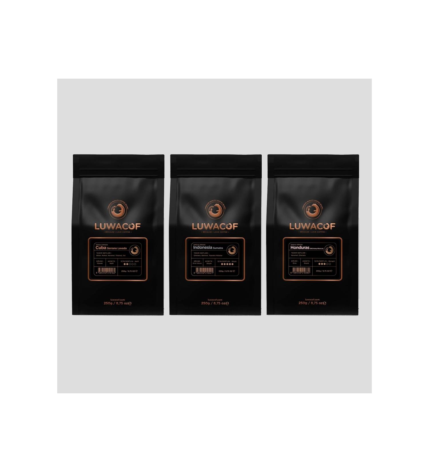 Luwacof Gold Advantage Package 3x250gr Coffee
