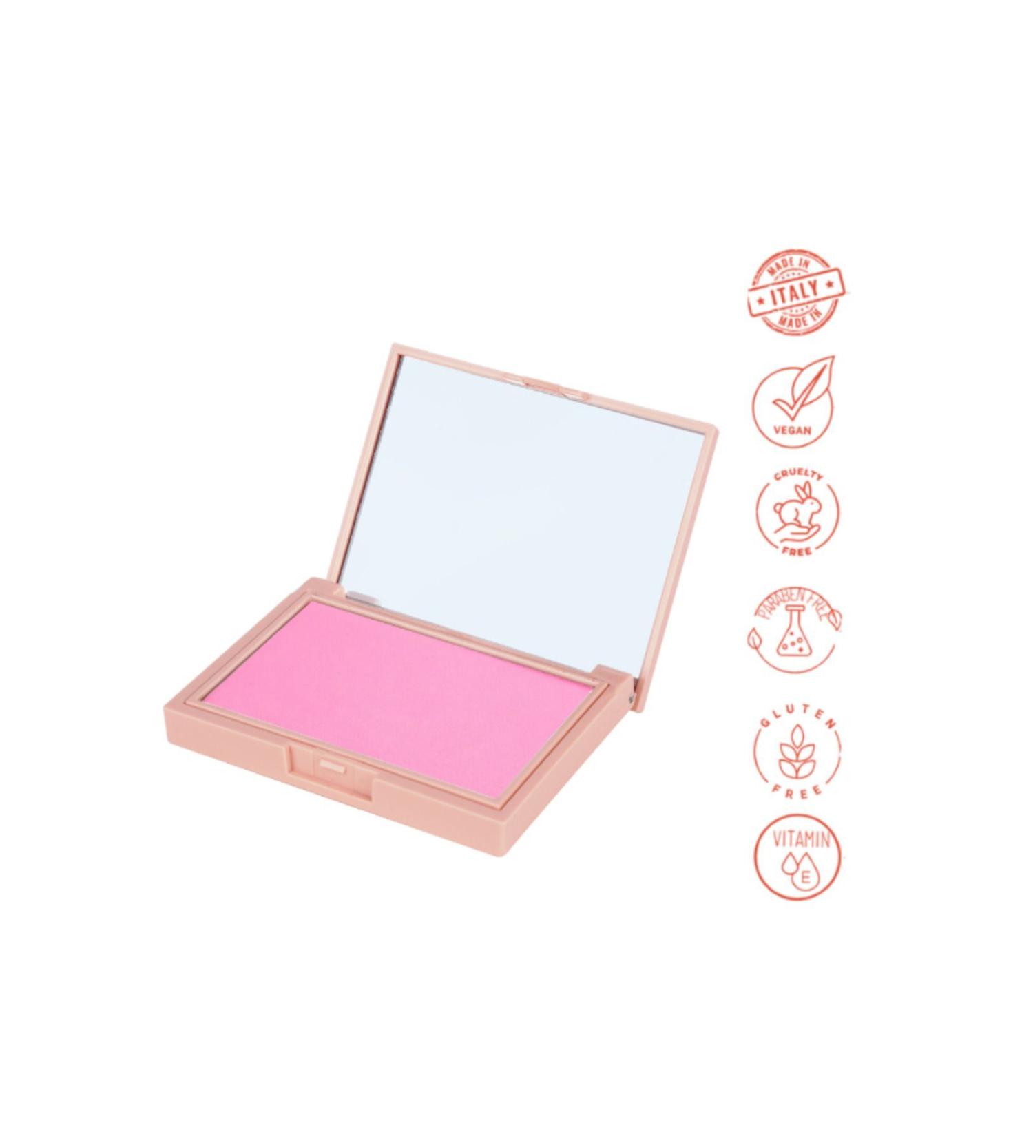 Dora Joy Matte Powder Blush 01 Wild Pink Powder Blush Vegan Vitamin E - Buy Online on GoSupps.com