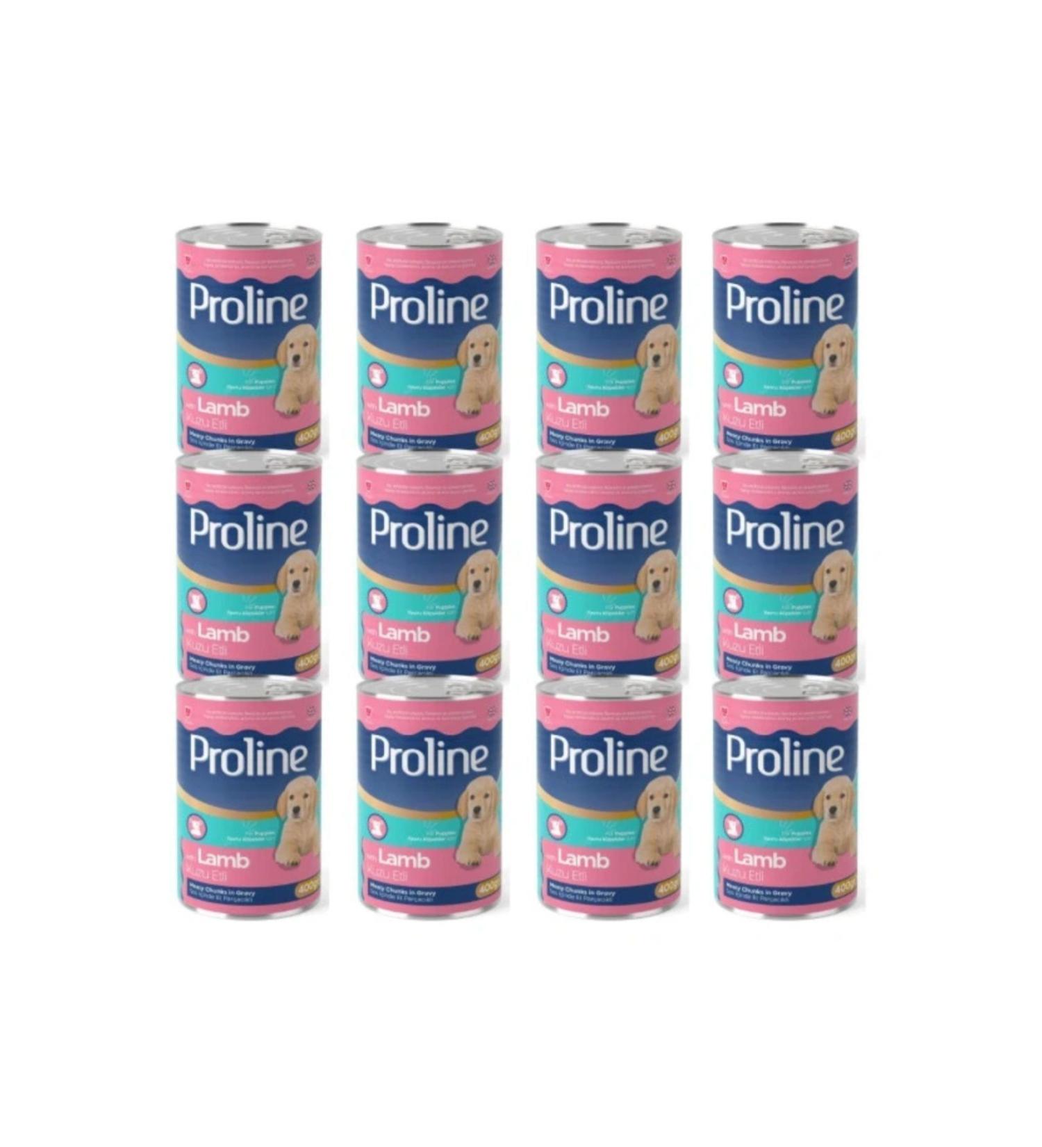 Proline (Shadow AV) Lamb Meat Puppy Canned Wet Food 400 Gr 12 Pieces