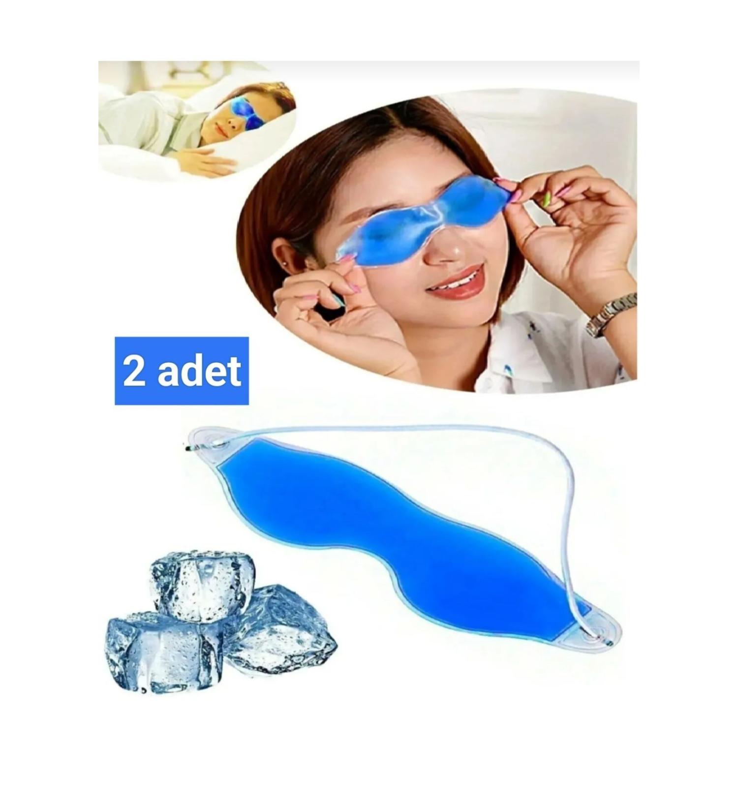 happier Cold & Hot & Ice Gel Eye Therapy Mask 2 Pieces - Under Eye Bags Dark Circles and Anti-Wrinkle