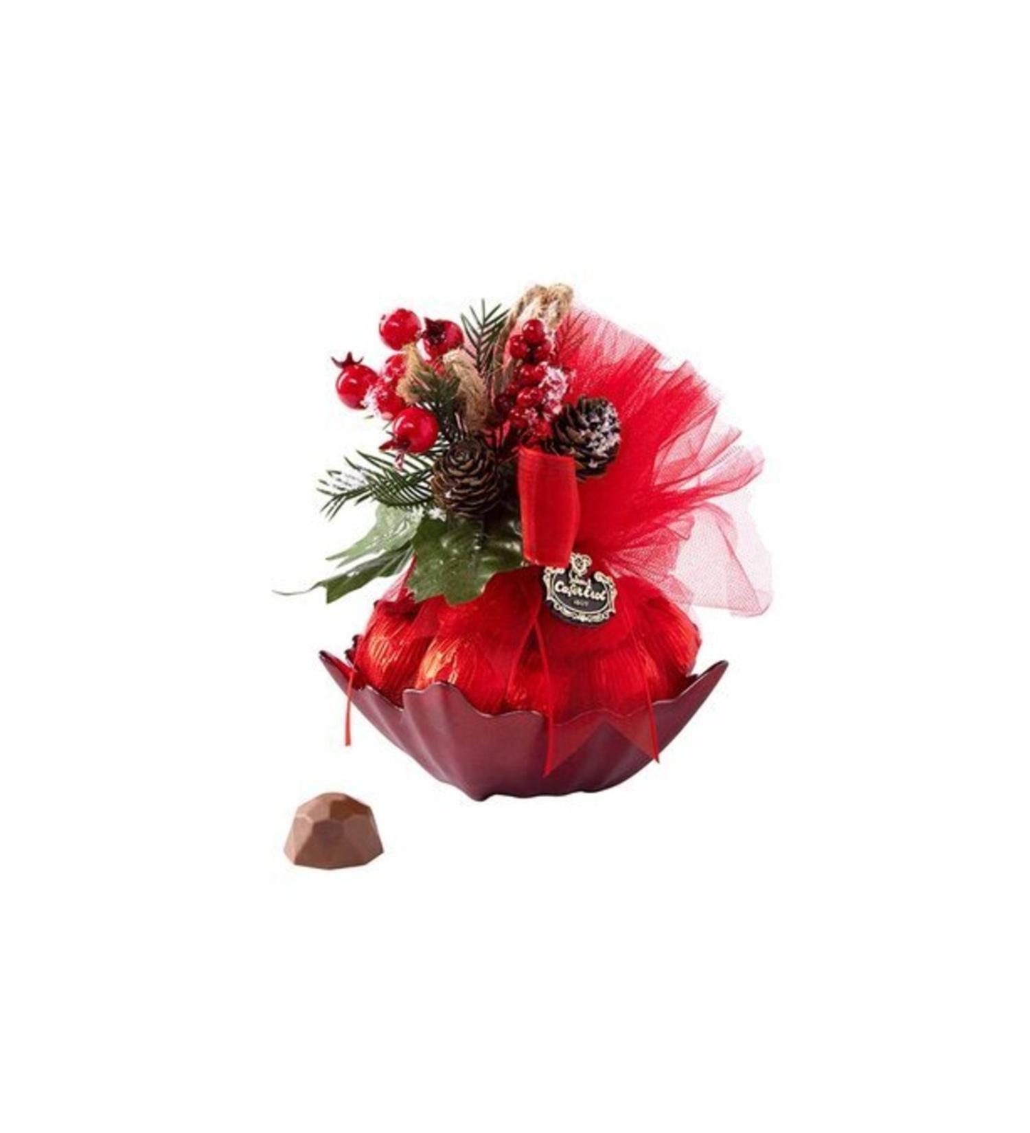 Confectioner Cafer Erol Murano Glass Bowl Red